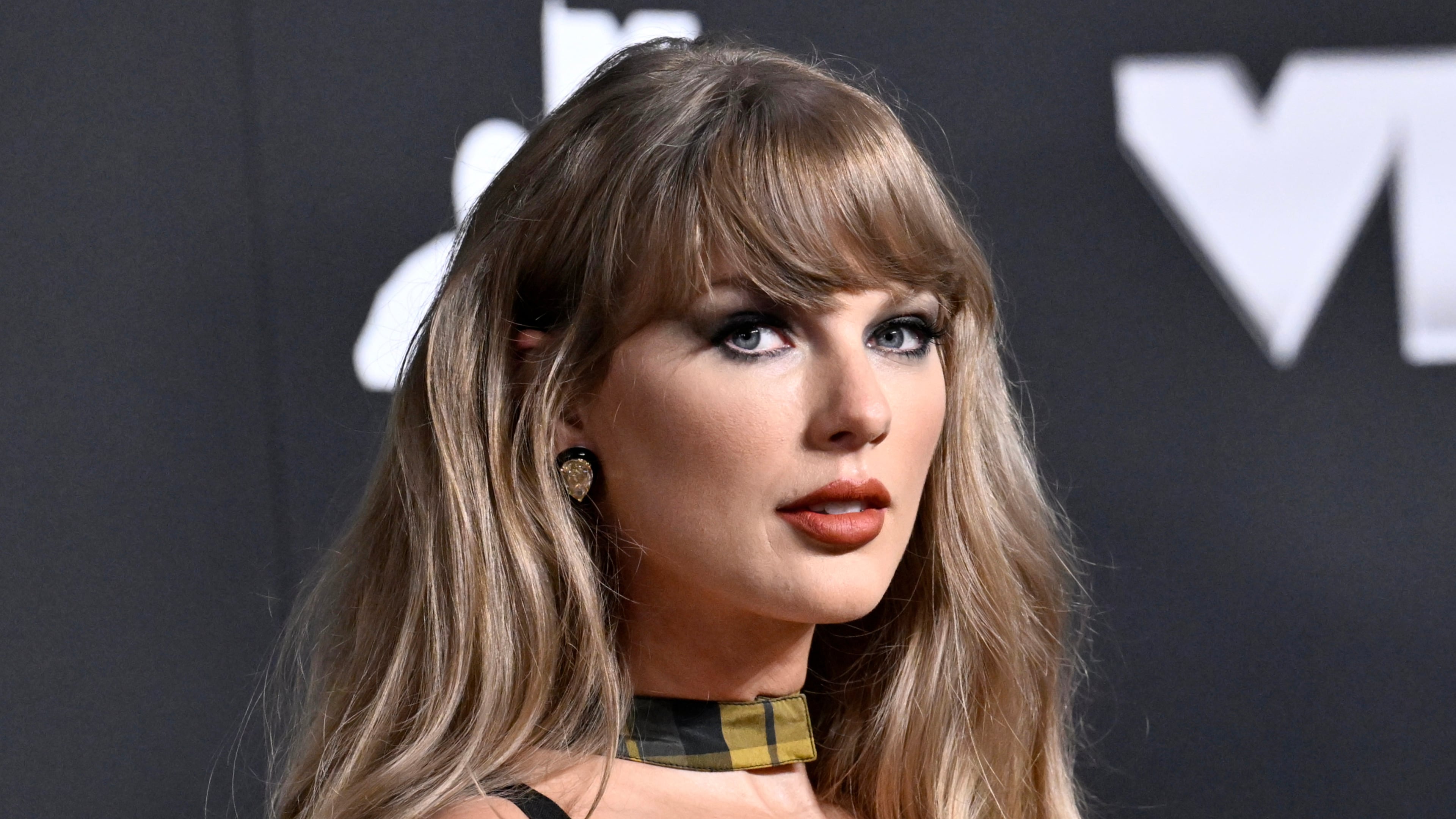 FILE - Taylor Swift appears at the MTV Video Music Awards in Elmont, N.Y., on Sept. 11, 2024. (Photo by Evan Agostini/Invision/AP, File)