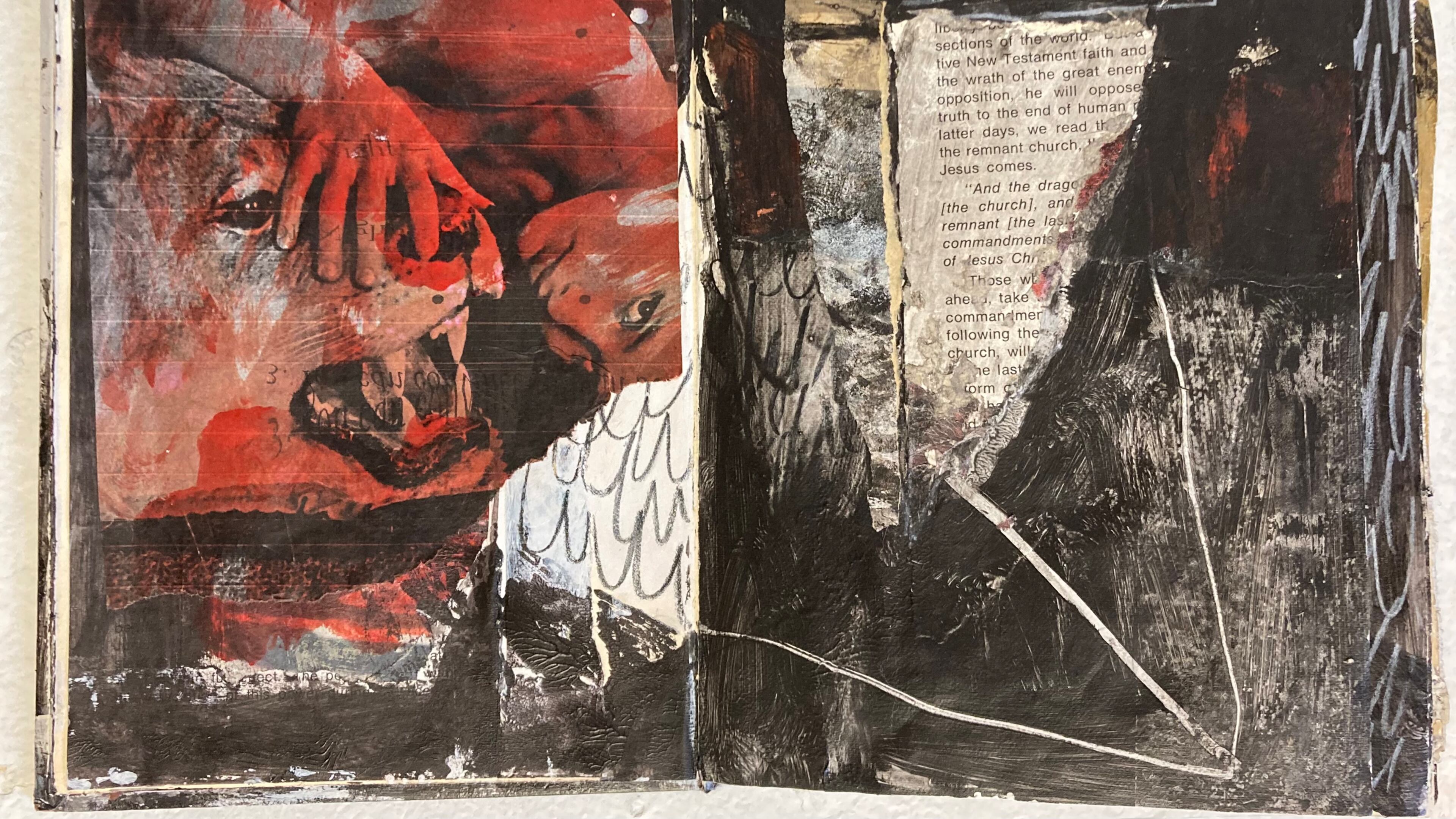 Hannah Helton's artist's book.