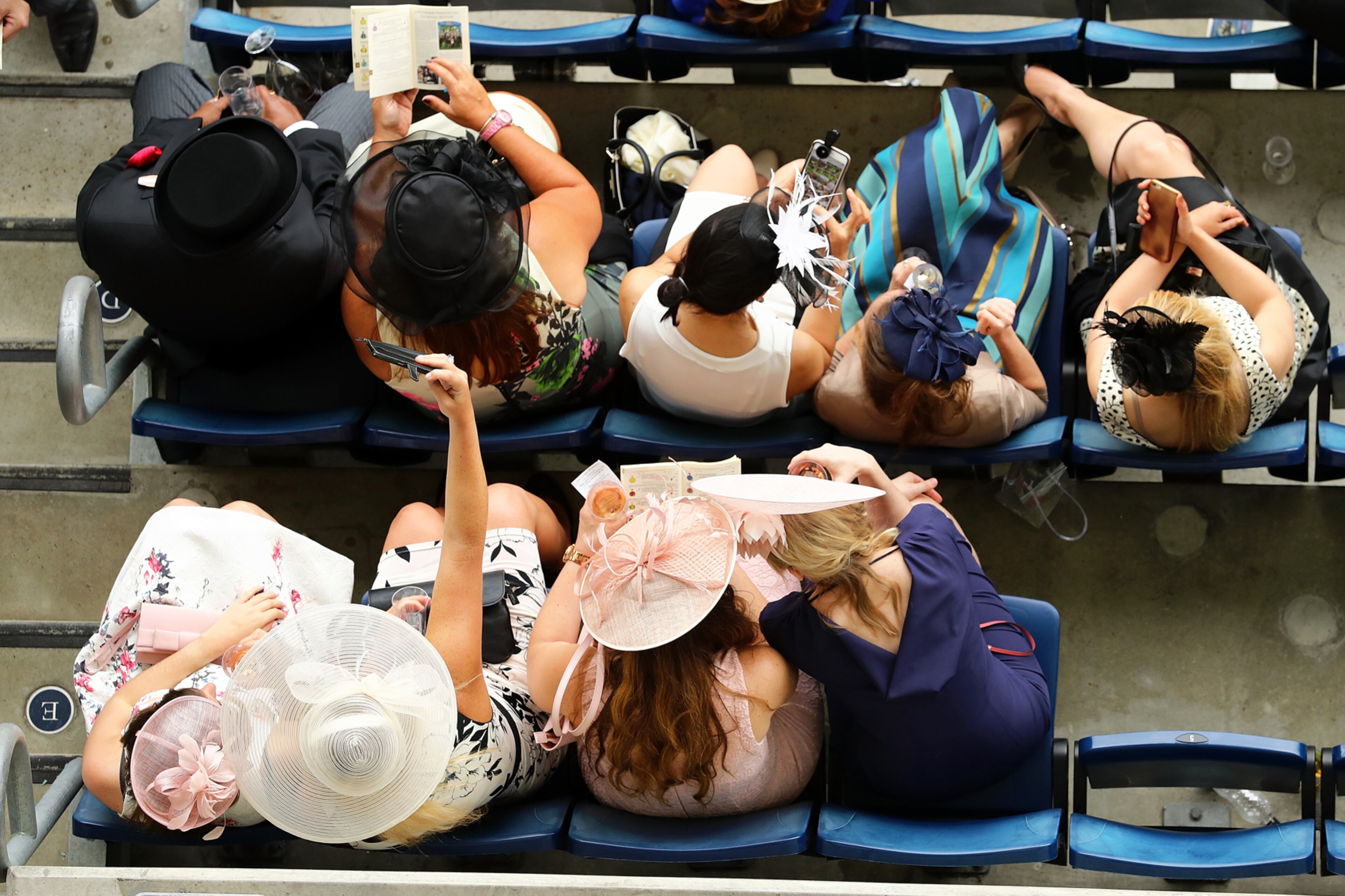 ASCOT, ENGLAND - JUNE 24: Race goers attend day five of Royal Ascot 2017 at Ascot Racecourse on June 24, 2017 in Ascot, England. (Photo by Bryn Lennon/Getty Images)