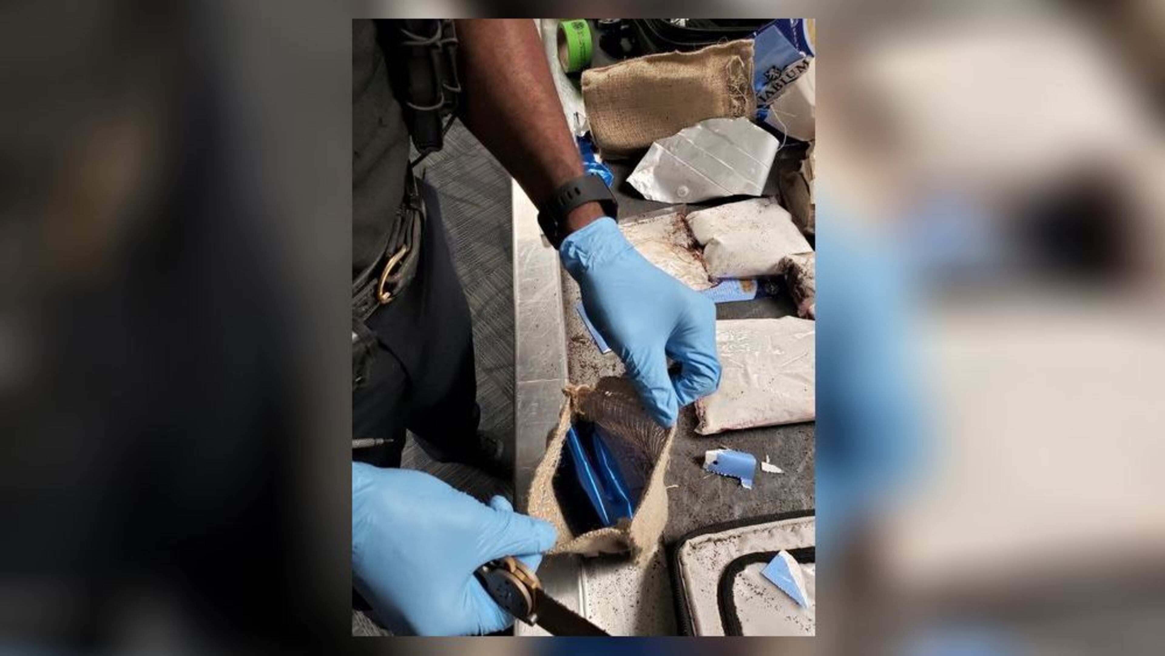 The seized cocaine had an estimated street value of $280,000.