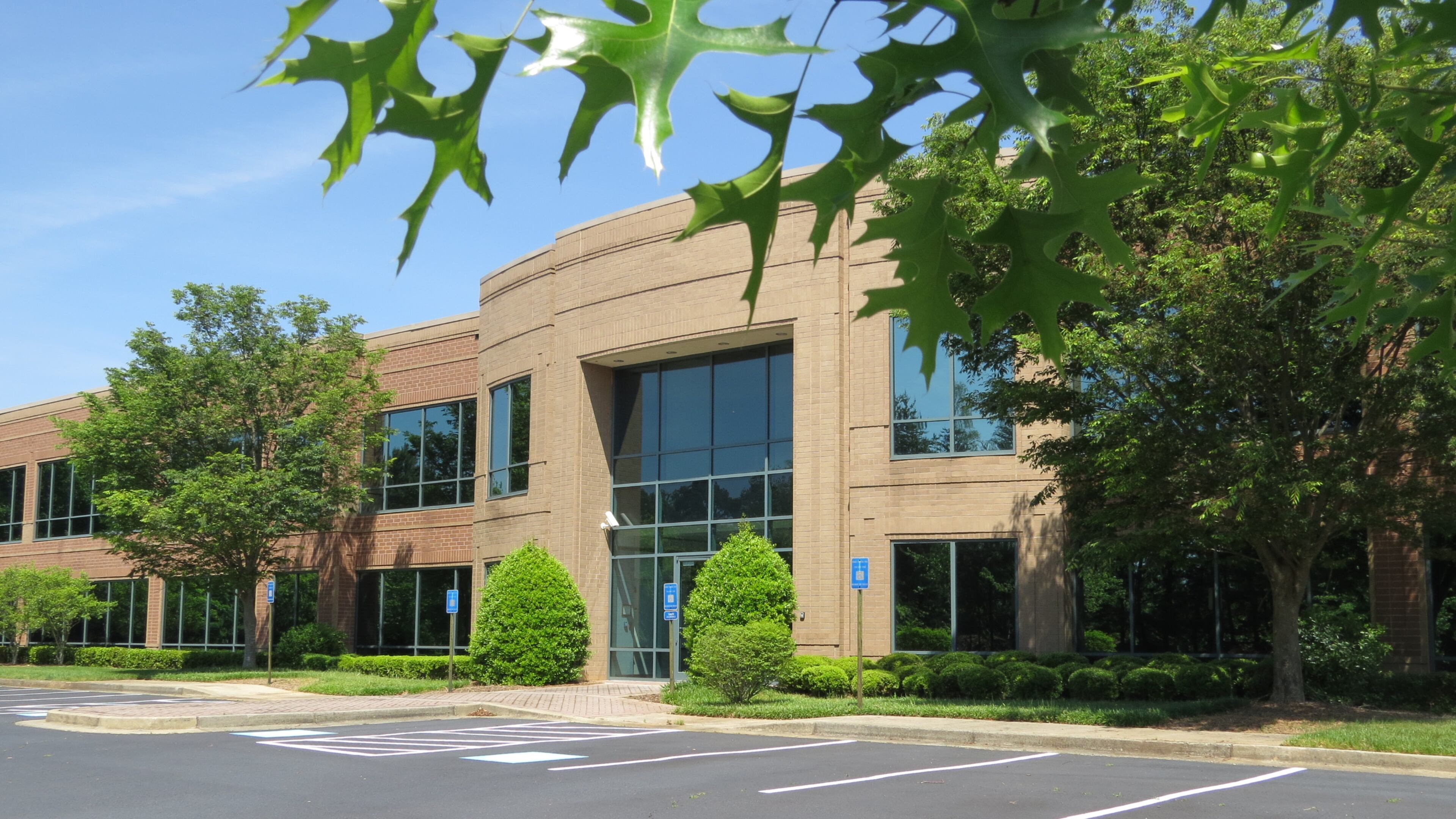 Peachtree Corners will purchase this two-story building at 310 Technology Parkway to serve as city hall. Courtesy City of Peachtree Corners