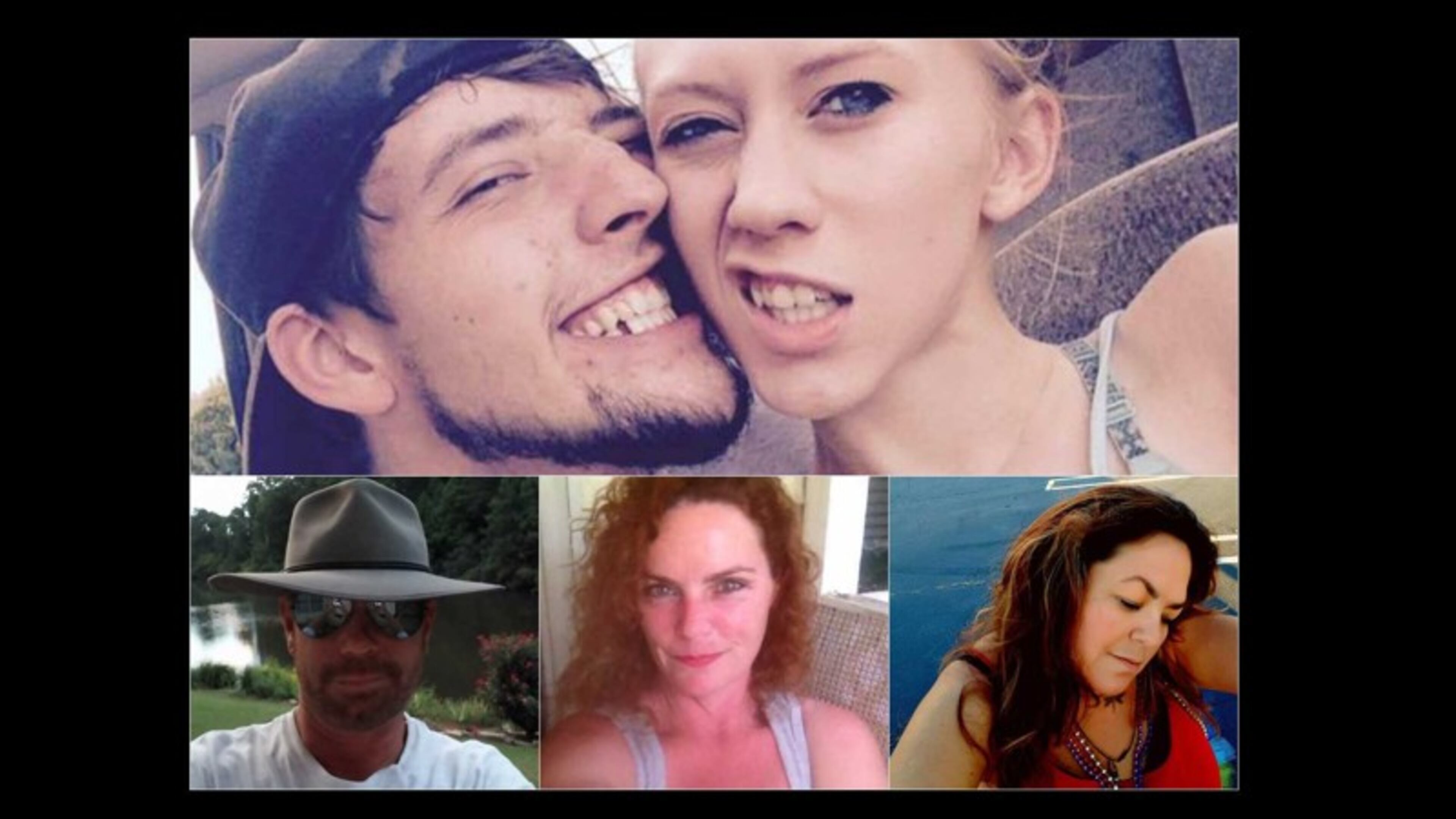Edward Cameron Brown, 21; Danielle Waring, 19; David Allen Waring, 45; Kelley Tomkinson, 47; and Kimberly Lewis, 45, have been identified as the victims of Sunday’s fatal house fire in Duluth. (Facebook photos)