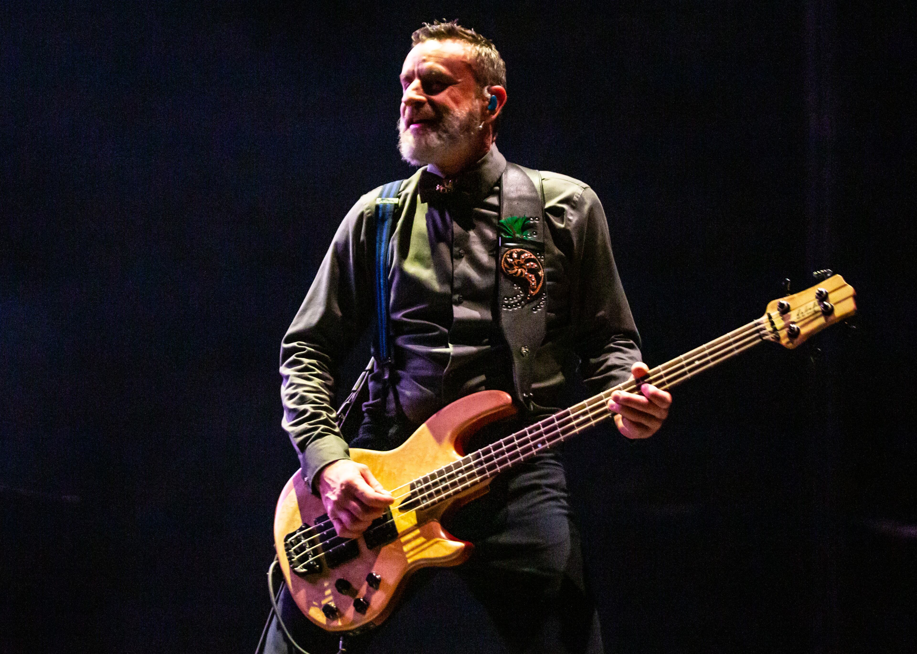 Justin Chancellor and Tool play to a sold out crowd at State Farm Arena. Photo taken Tuesday January 24, 2024 at State Farm Arena. (Ryan Fleisher for The Atlanta Journal-Constitution)