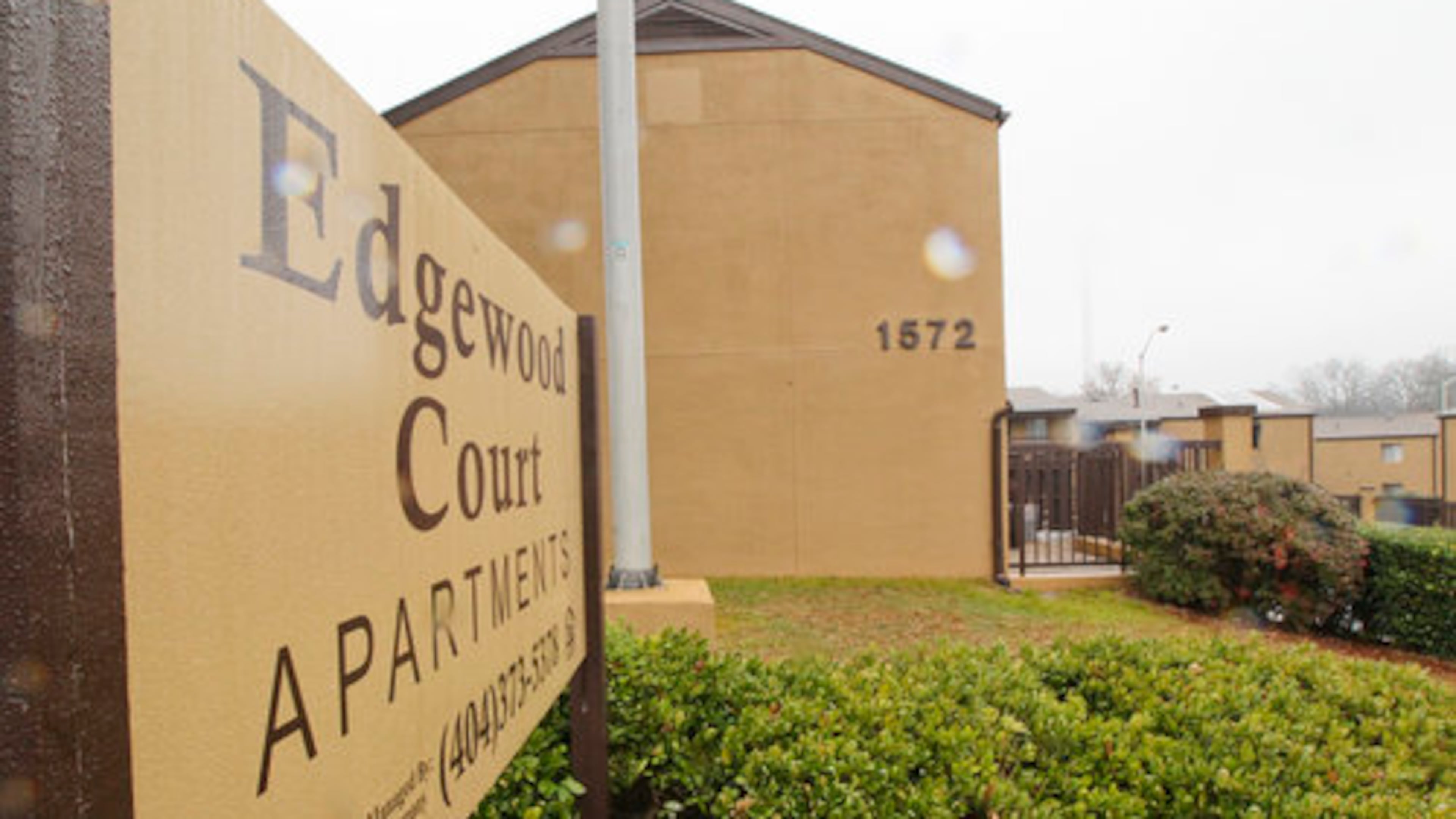 Edgewood Court apartments on Hardee Street in northeast Atlanta in February 2012.