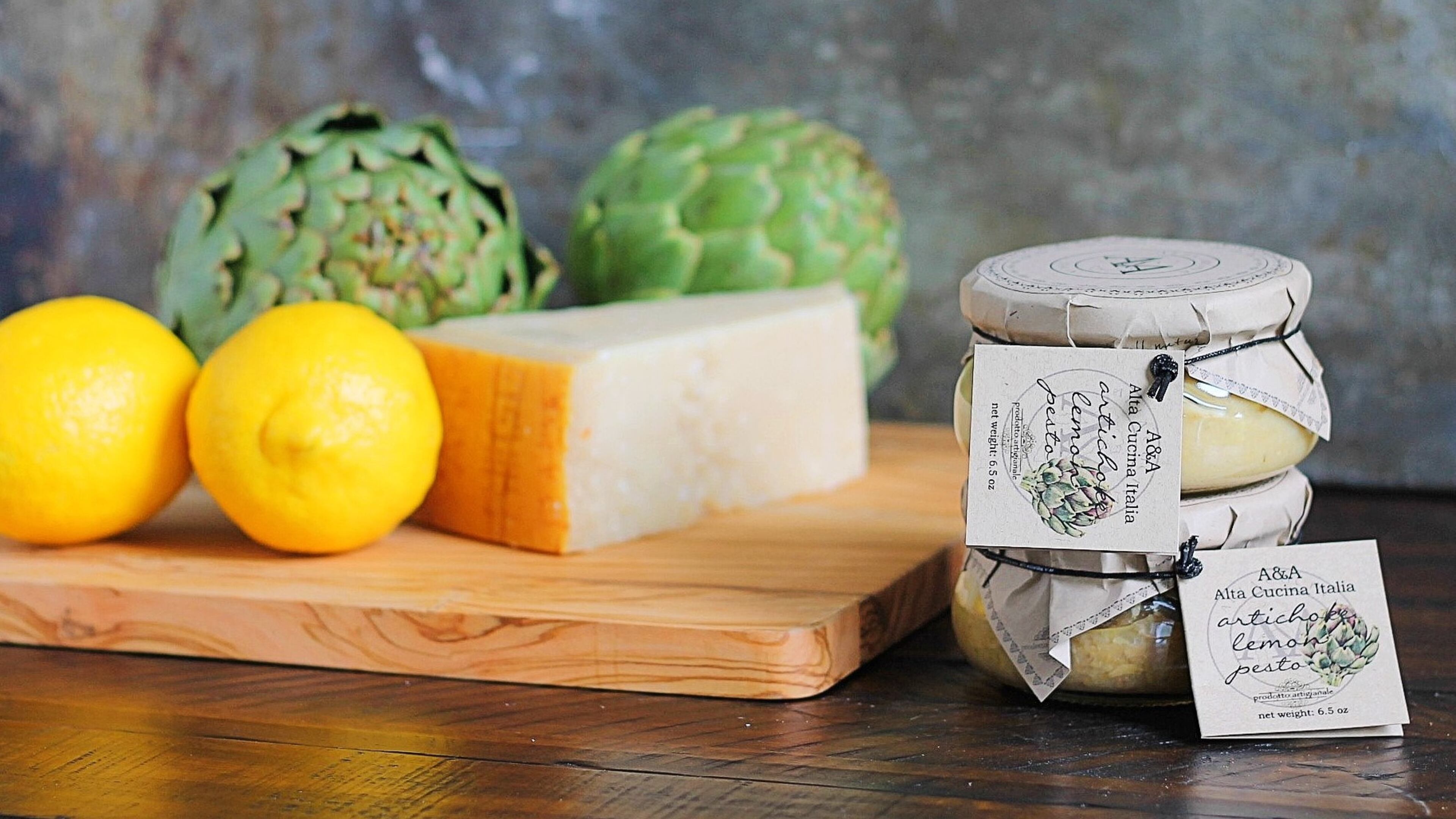 Artichoke Lemon Pesto from Alta Cucina Italia