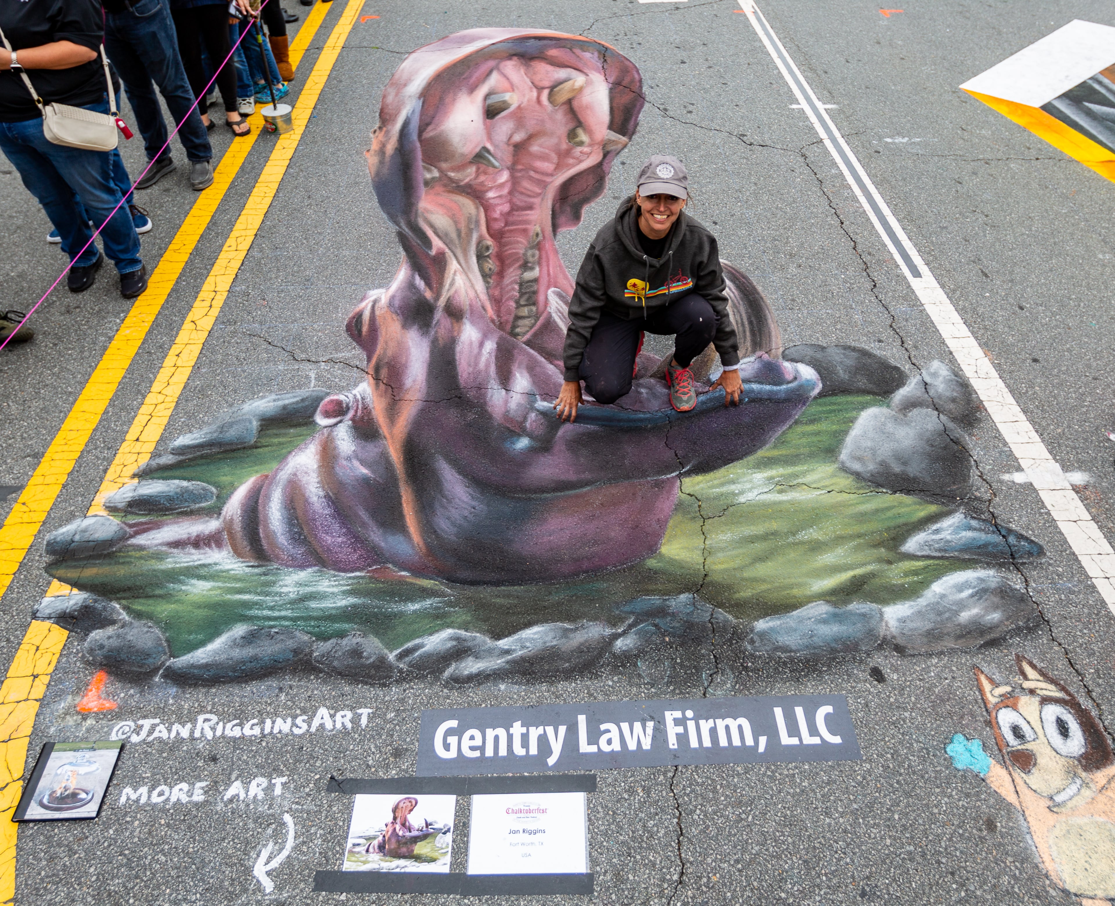 Chalktoberfest features chalk artists, craft beers, music and more. (Courtesy of Cobb Travel & Tourism)