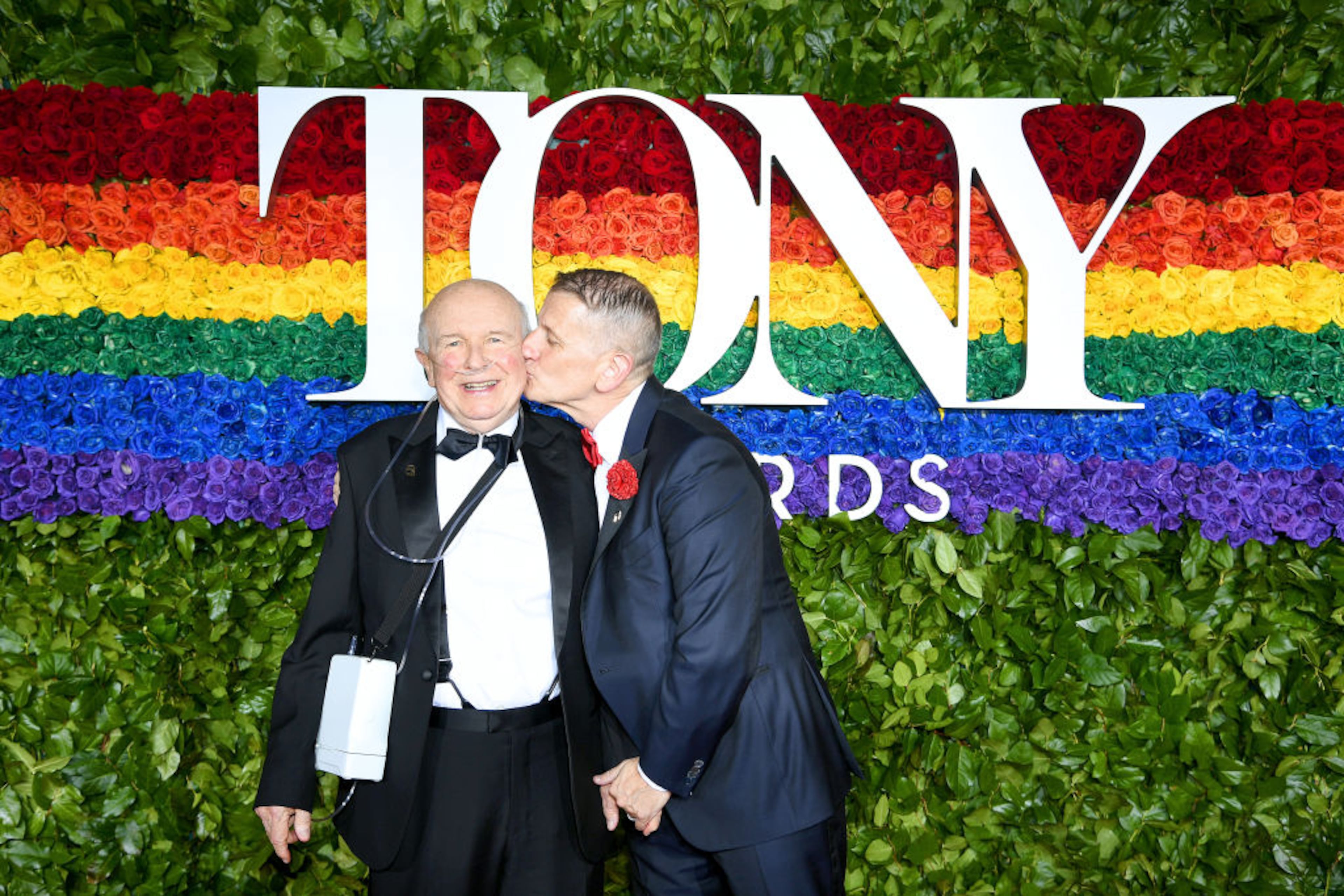 NEW YORK, NEW YORK - JUNE 09: Terrence McNally and Tom Kirdahy attend the 73rd Annual Tony Awards at Radio City Music Hall on June 09, 2019 in New York City. (Photo by Dimitrios Kambouris/Getty Images for Tony Awards Productions