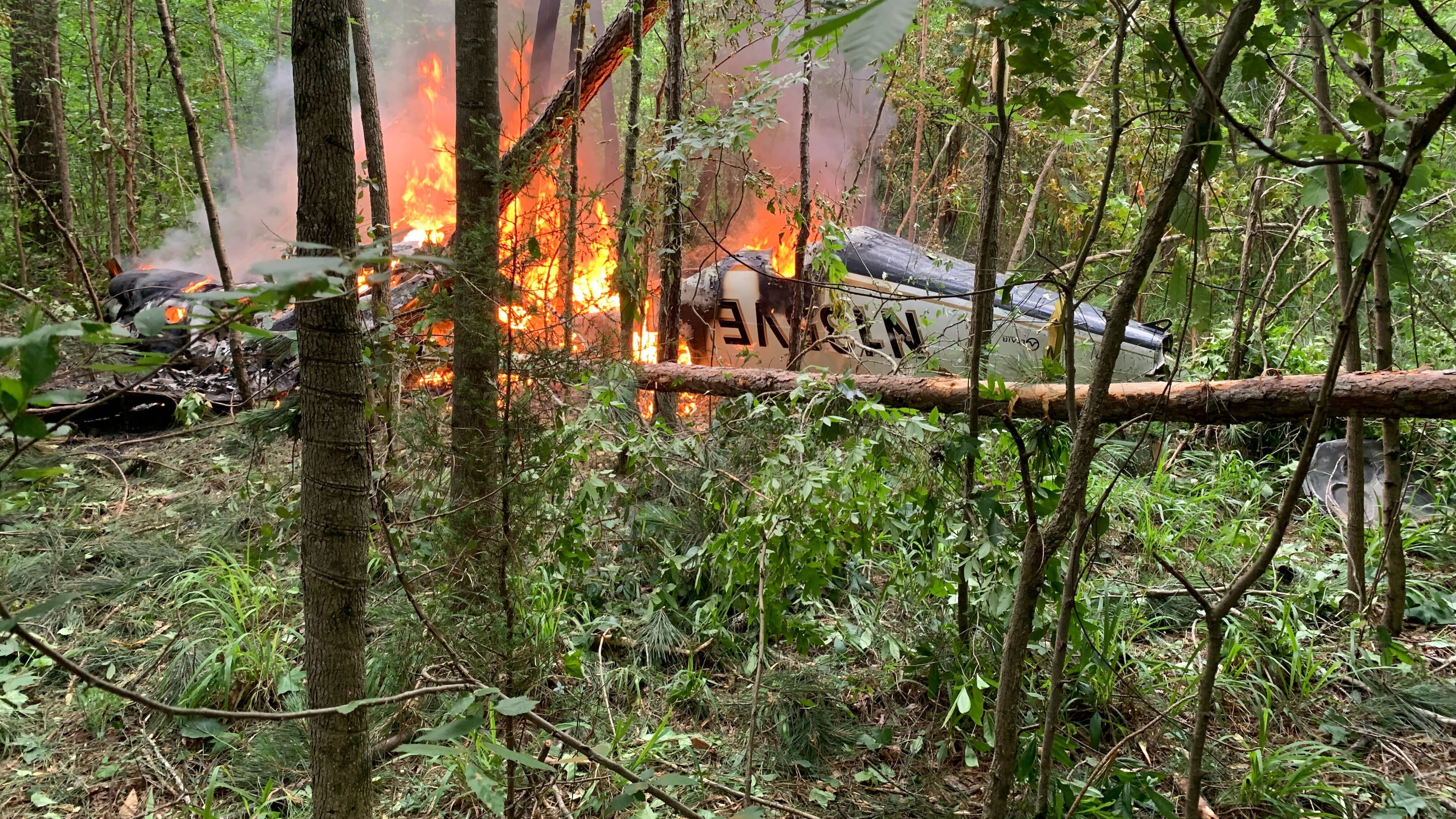 Five family members were killed Friday afternoon when a small plane crashed near Lake Oconee, authorities said. They were traveling from Florida to Indiana to attend a funeral.