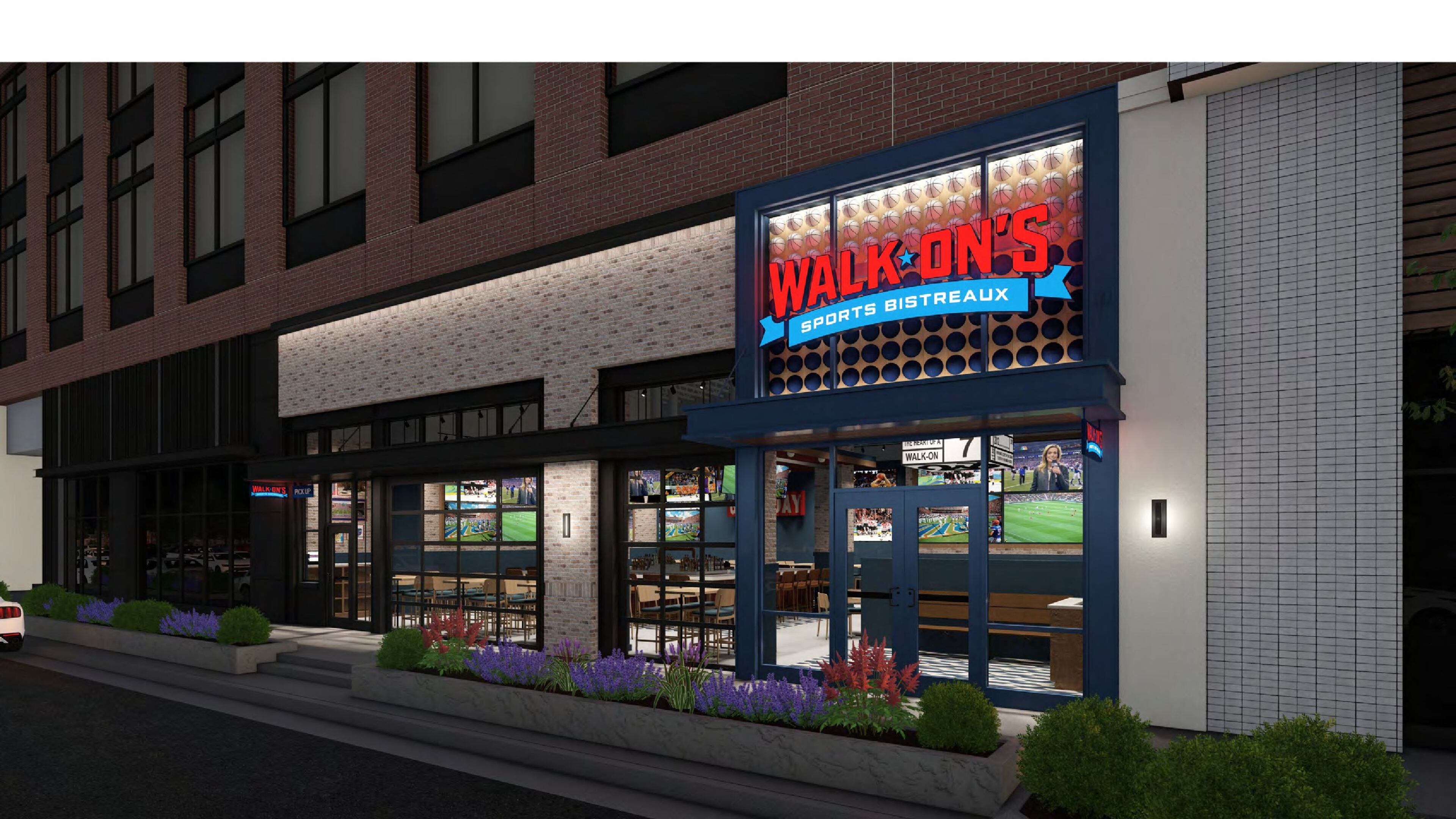 Walk-On's Sports Bistreaux is set to open in Summer 2025 at Battery Atlanta. (Rendering)