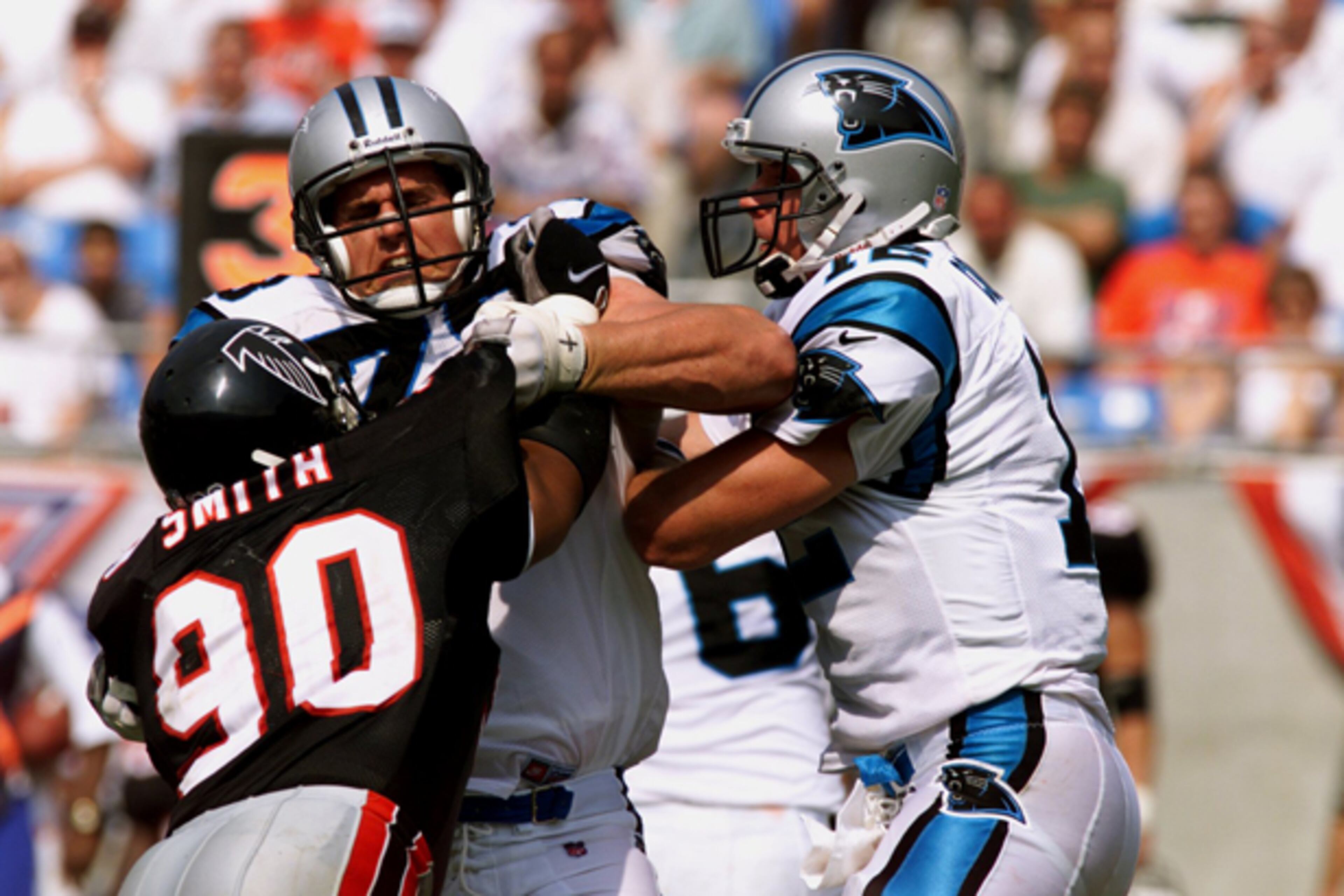 Atlanta opened the season in Charlotte, holding off a late rally by Carolina to score its first win. Falcons quarterback Chris Chandler threw for 268 yards, 2 touchdowns and an interception.