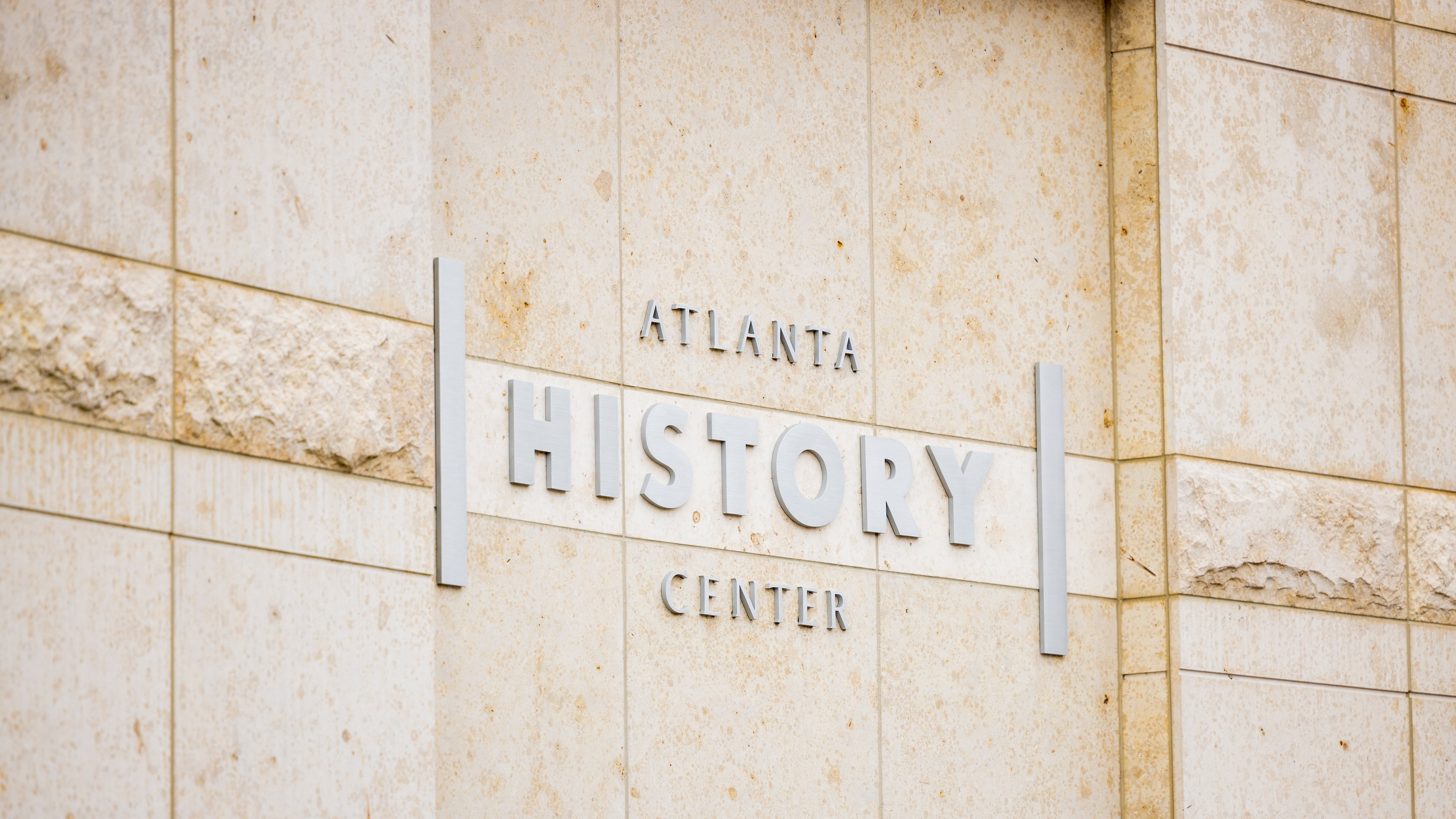 Atlanta History Center building sign on November 20, 2022.