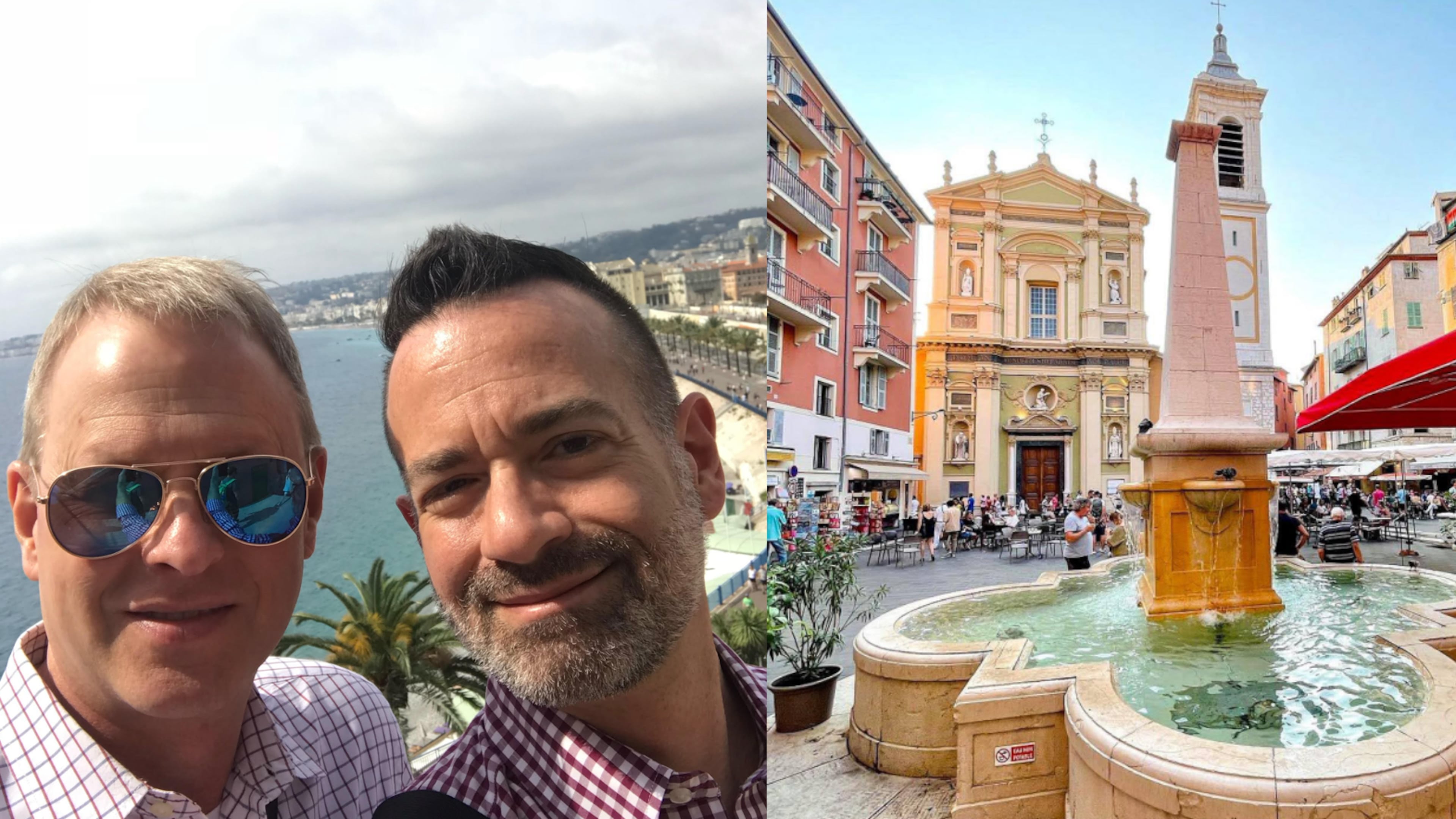 Kevin Phillips and Todd Skelton split their time between Midtown Atlanta and France, including Nice's Old Town neighborhood where they own a home. (Courtesy)