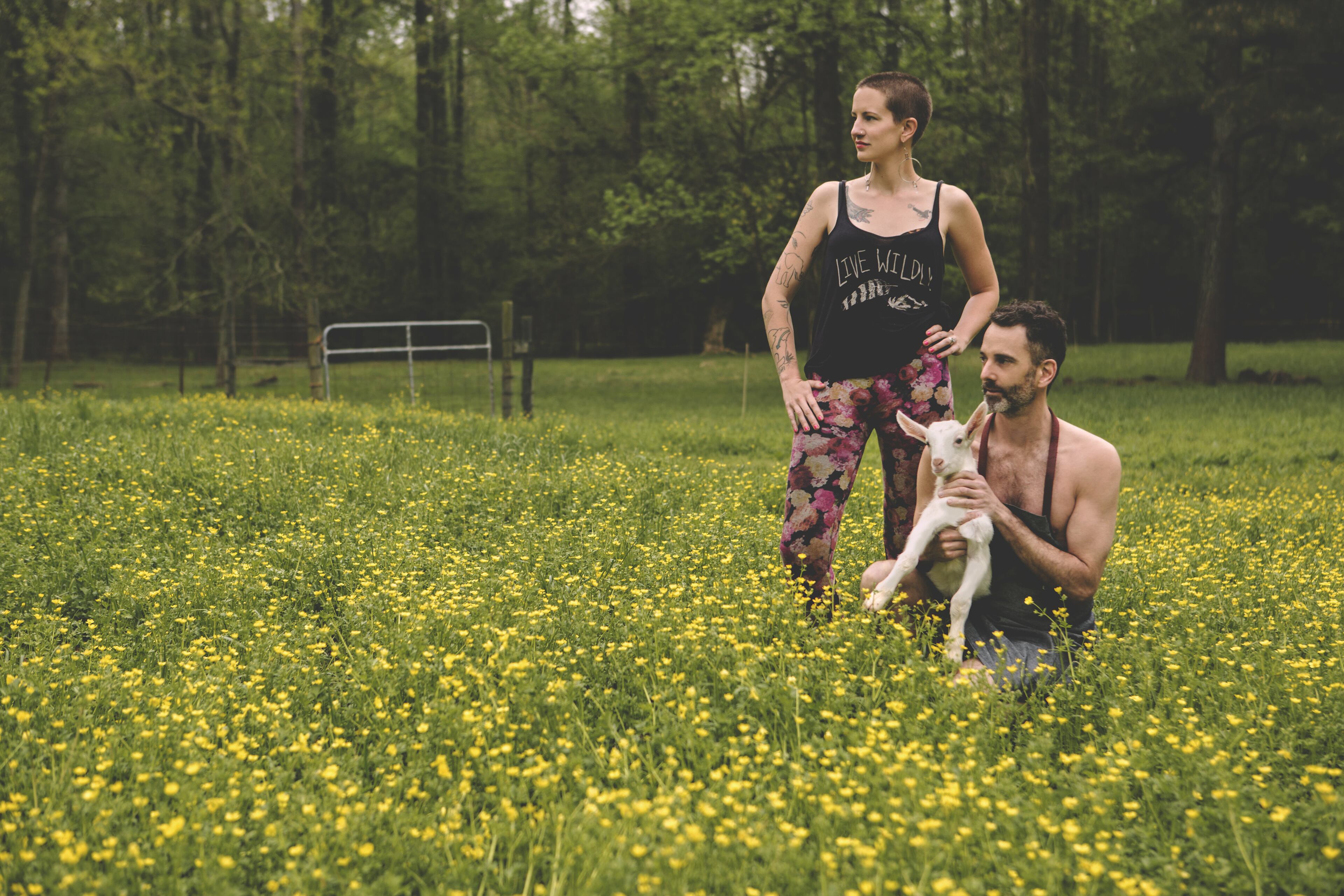 If you've always wanted to see your favorite chef in next-to-nothing, now's your chance. As part of a 2016 calendar, several notable Atlanta-area chefs posed wearing nothing but Hedley and Bennett aprons with the farmers who grow their food. Proceeds from the calendar, available for $20 at the Peachtree Road Farmer's Market, will benefit The Farmer Fund, an Atlanta nonprofit founded to serve Metro Atlanta farmers in the face of natural disaster. Darby Smith from Sun Dog Farmer in Blairsville and Steven Satterfield of Miller Union in Atlanta appear on the cover. / Photo by Stacey Bode