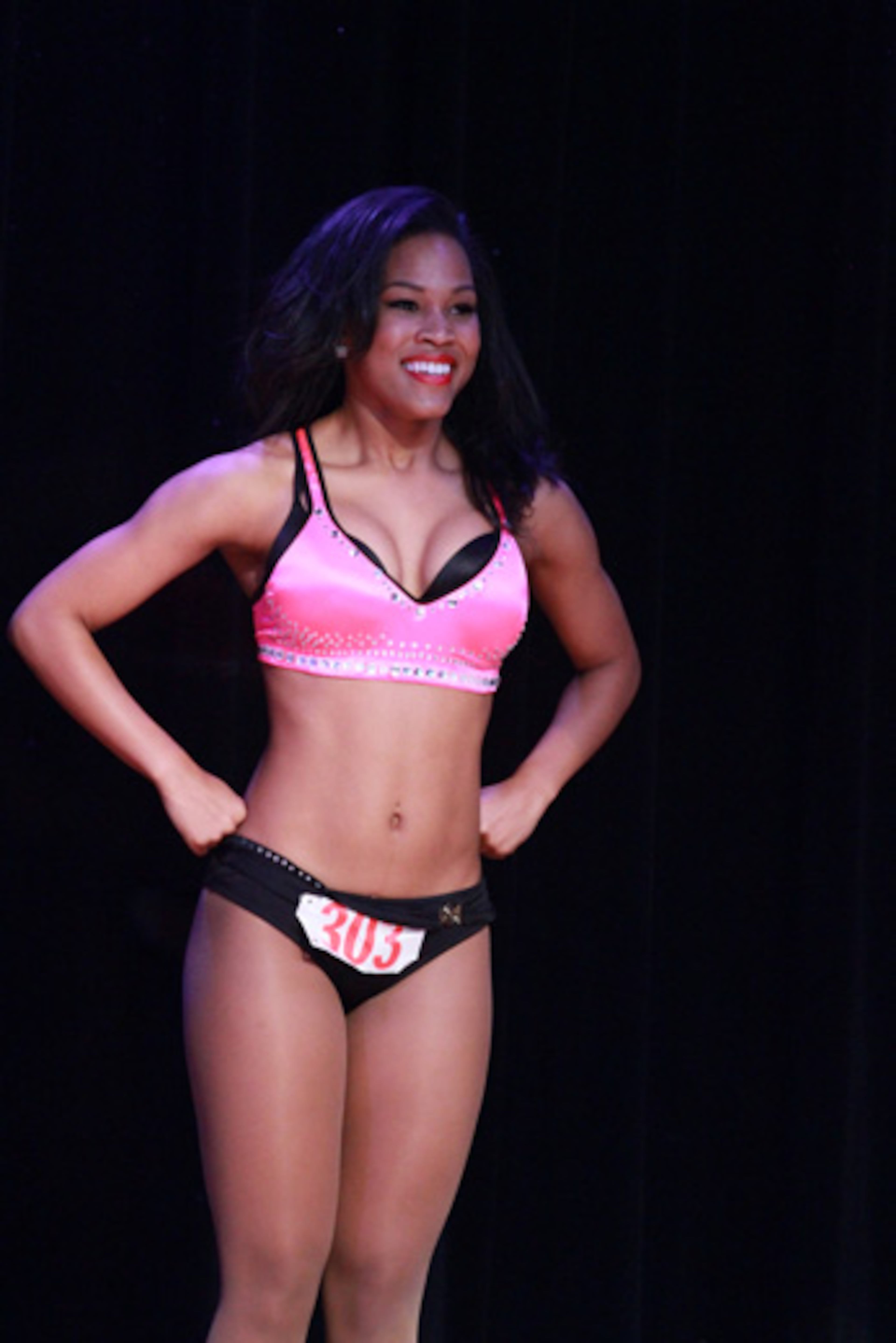 Here are some more photos from the finals of the Atlanta Falcons cheerleader auditions.