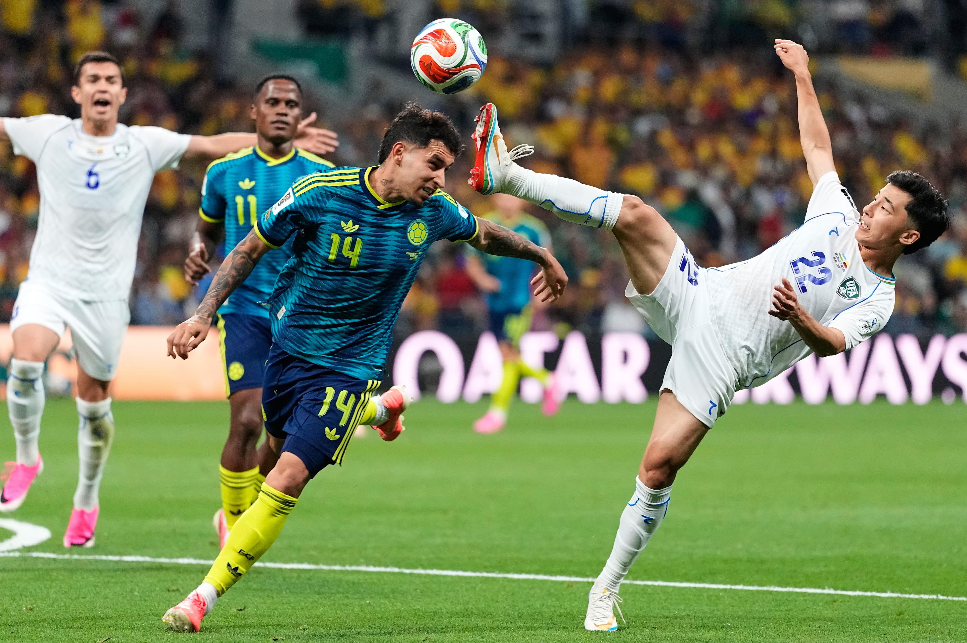 APTOPIX Colombia Uzbekistan WCup Soccer