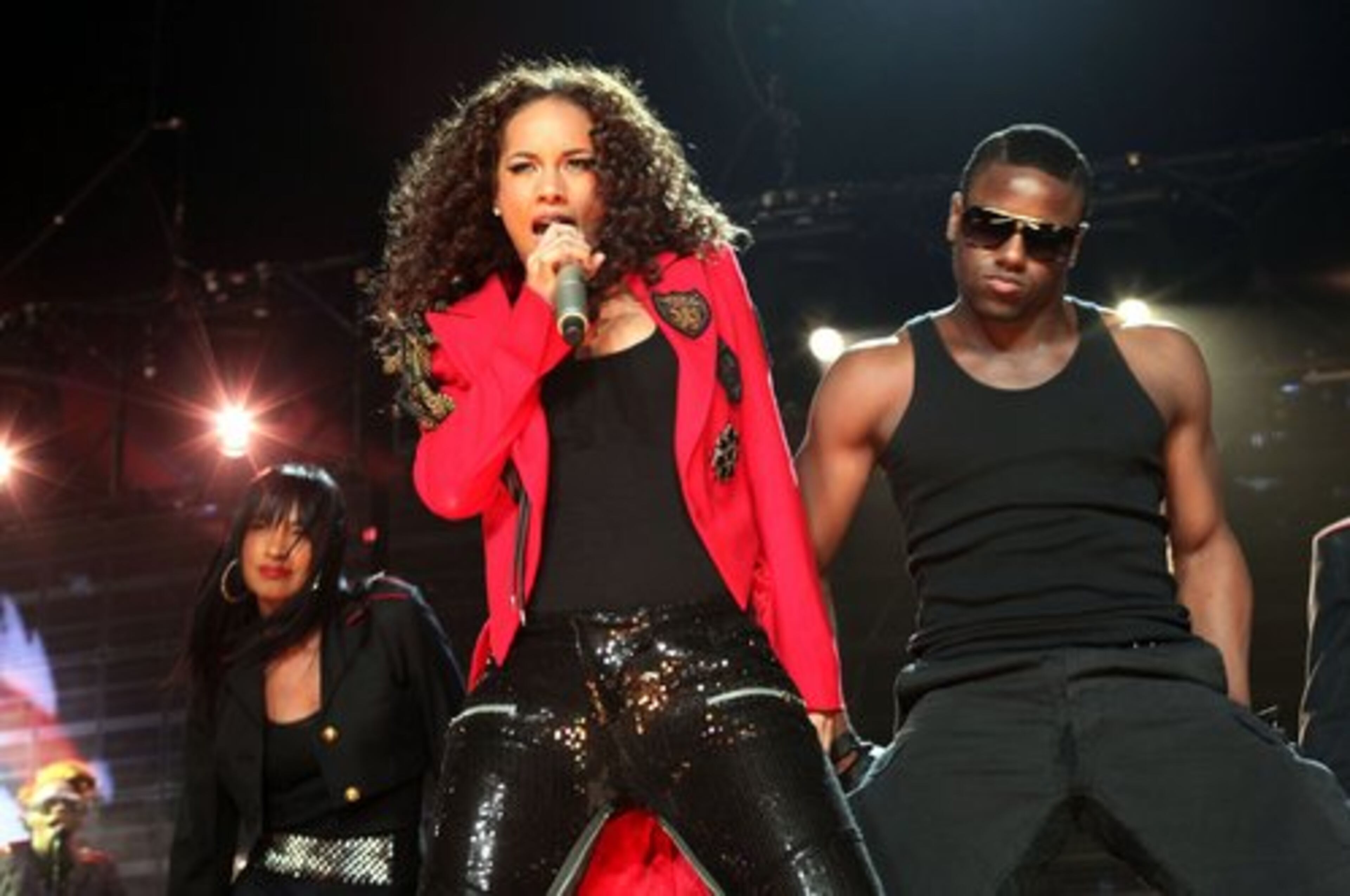 Alicia Keys performs.