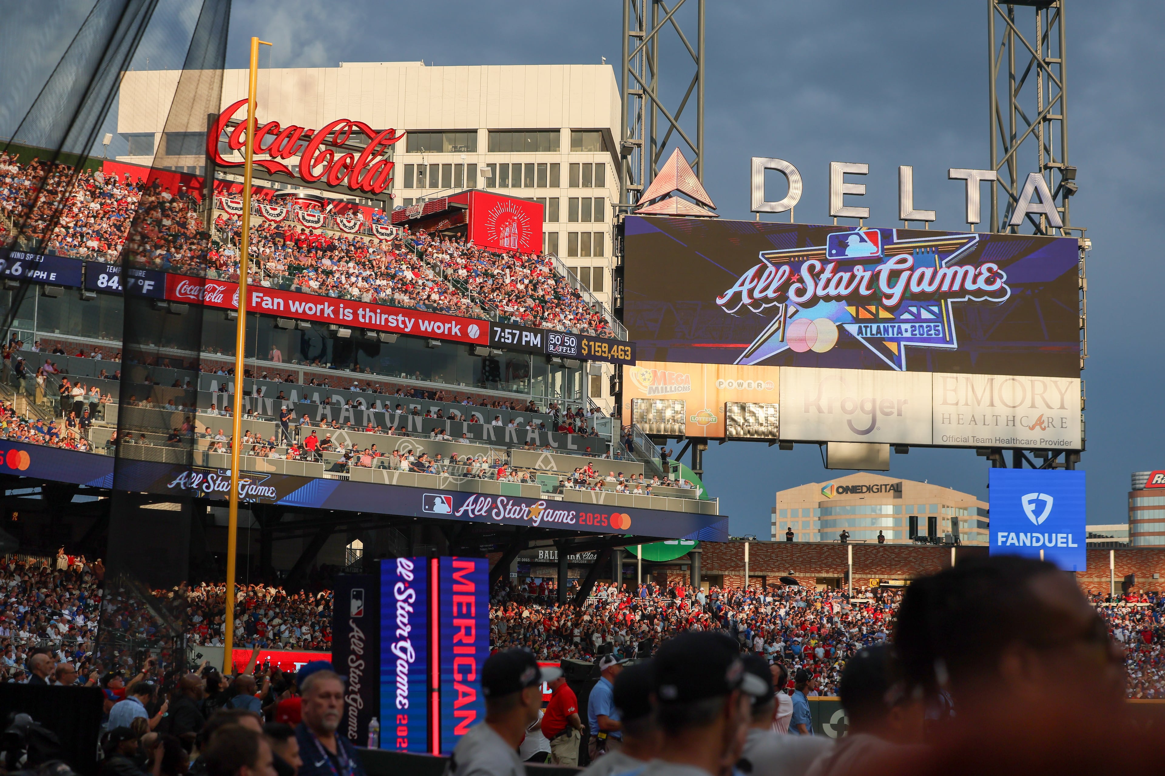 Baseball fans fill the stands for the MLB All-Star Game at Truist Park in Atlanta on Tuesday, July 15, 2025. (Jason Getz/AJC)