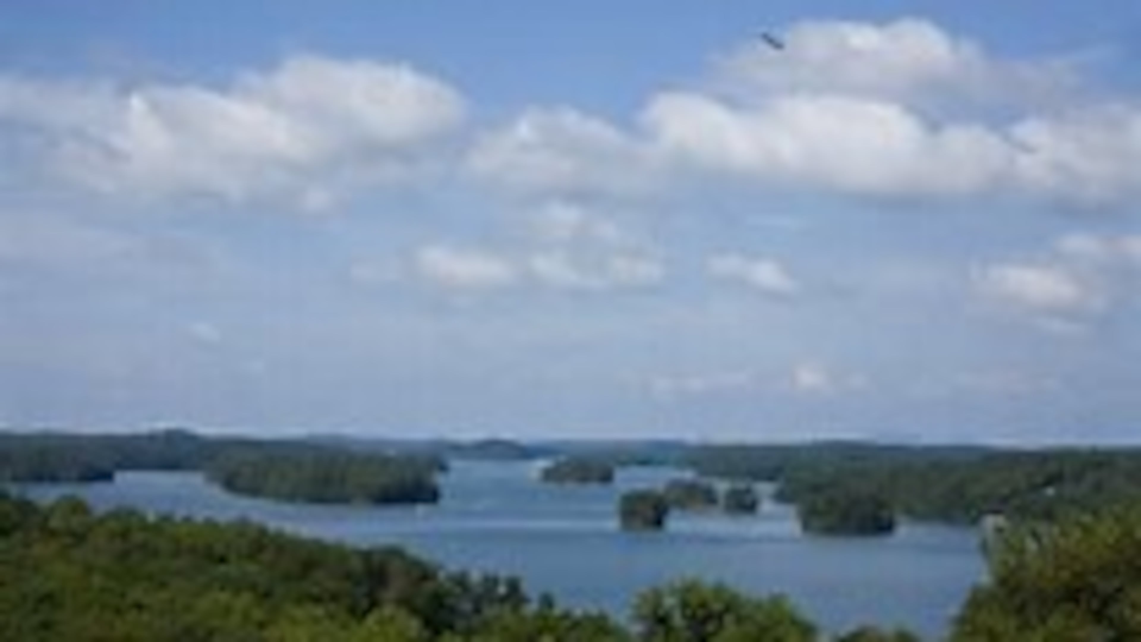 Lake Lanier, where an erosion control project will protect several islands. Courtesy city of Gainesville