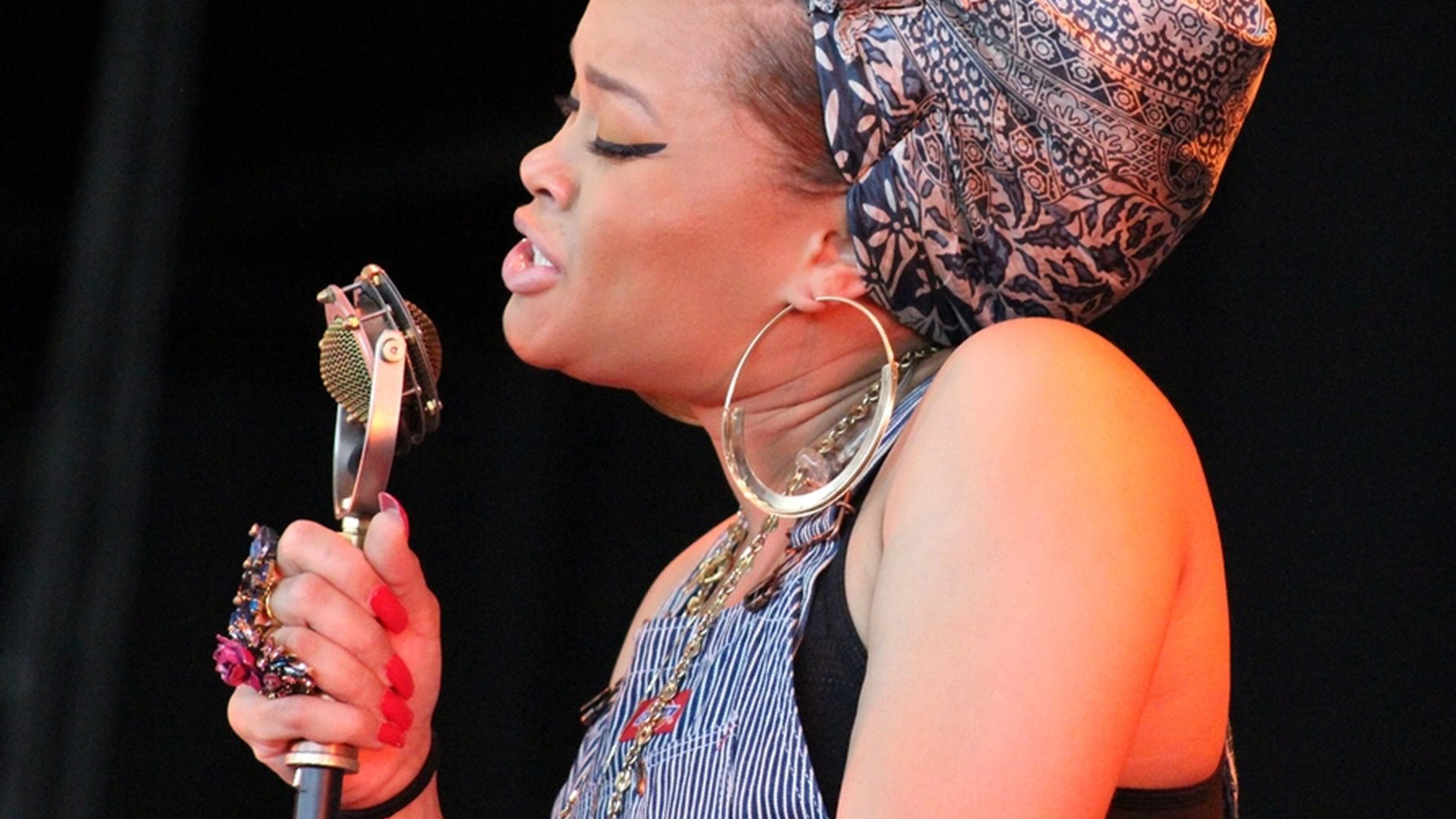 Andra Day, who performed at Lakewood in September, returns for a show at the Tabernacle. Photo: Melissa Ruggieri/AJC.