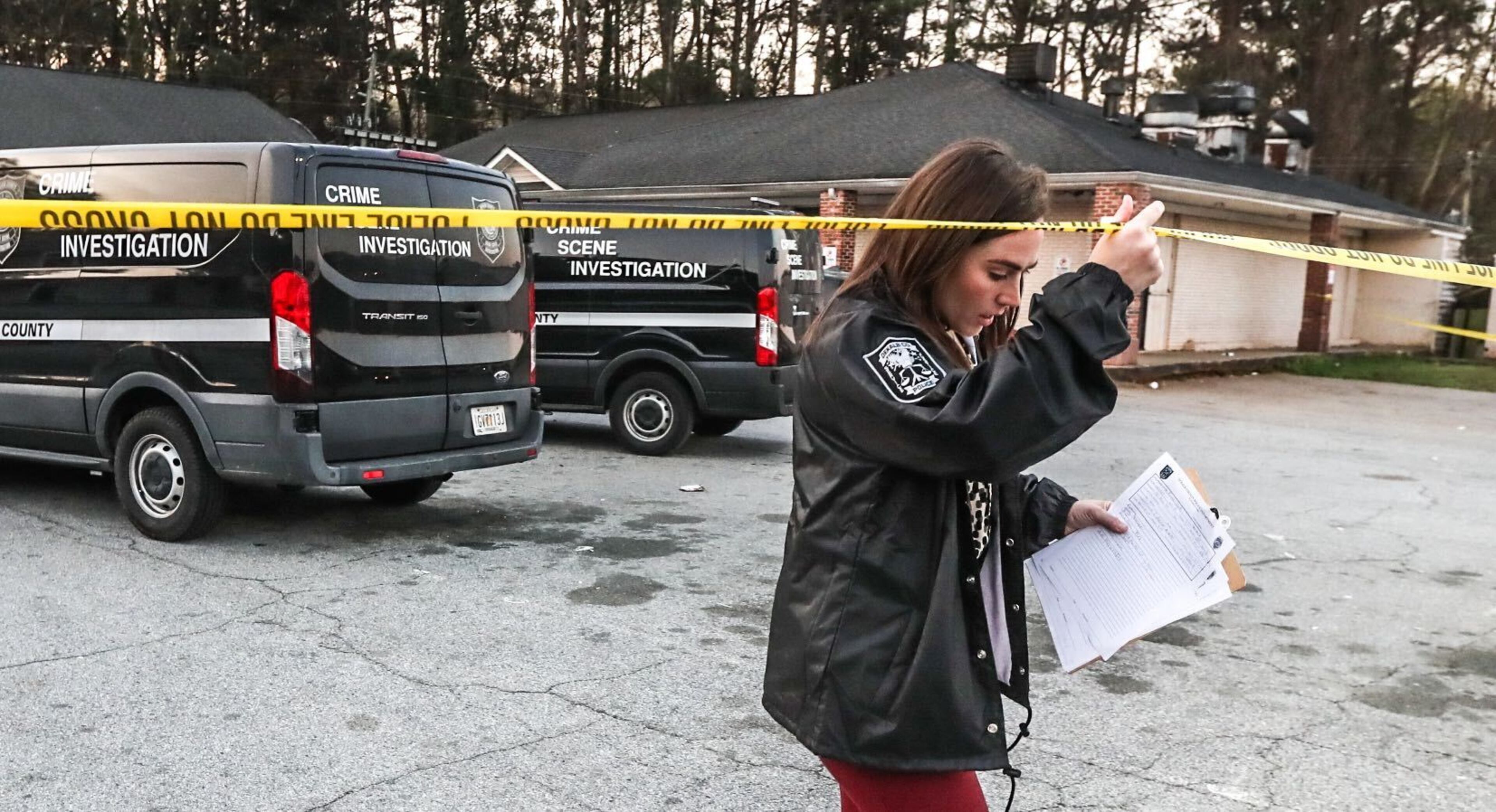 A shooting was reported Monday morning in DeKalb County