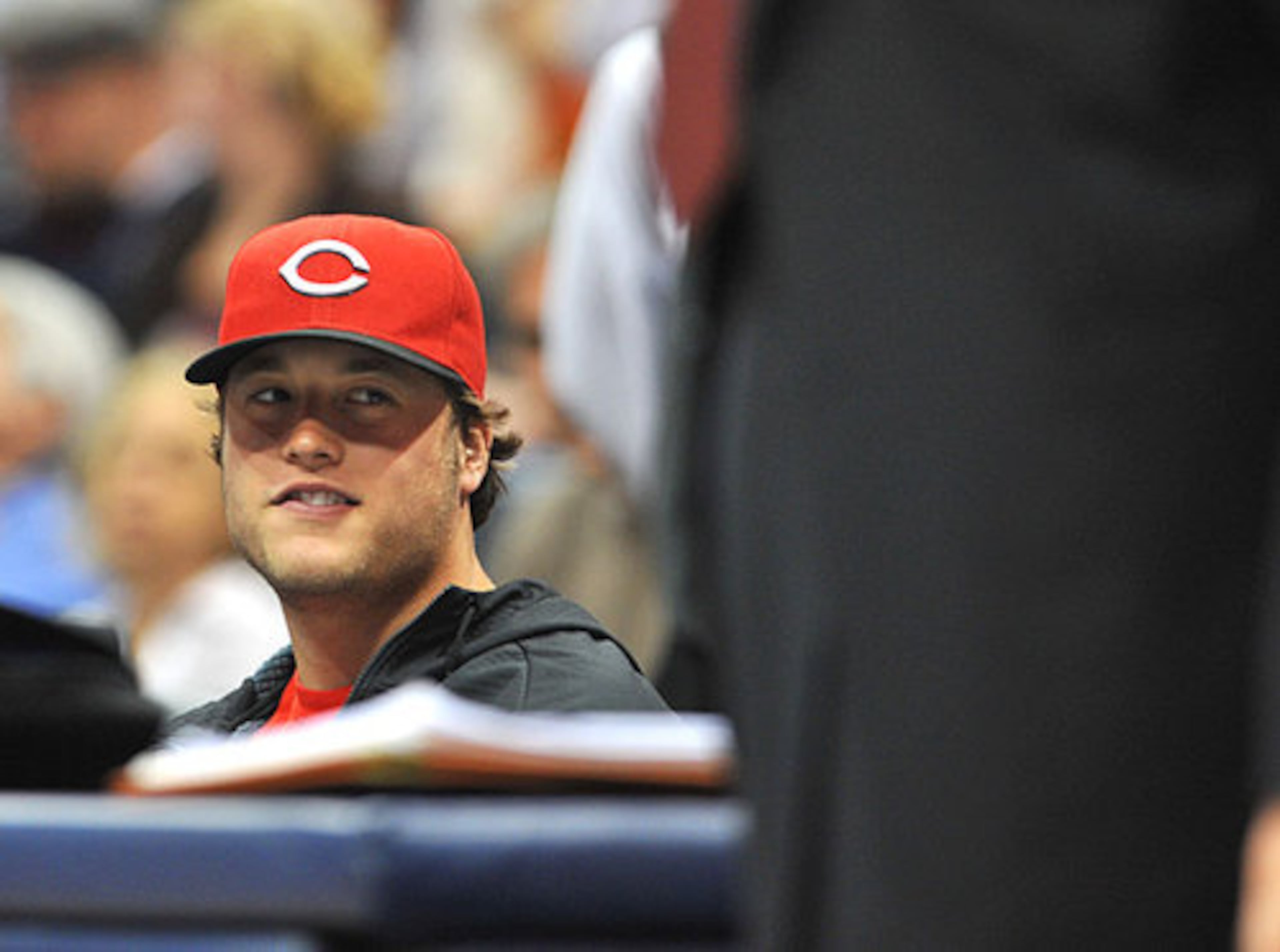 With the Pistons eliminated, new Detroit Lions quarterback Matthew Stafford could adopt the Hawks as his NBA team of choice.