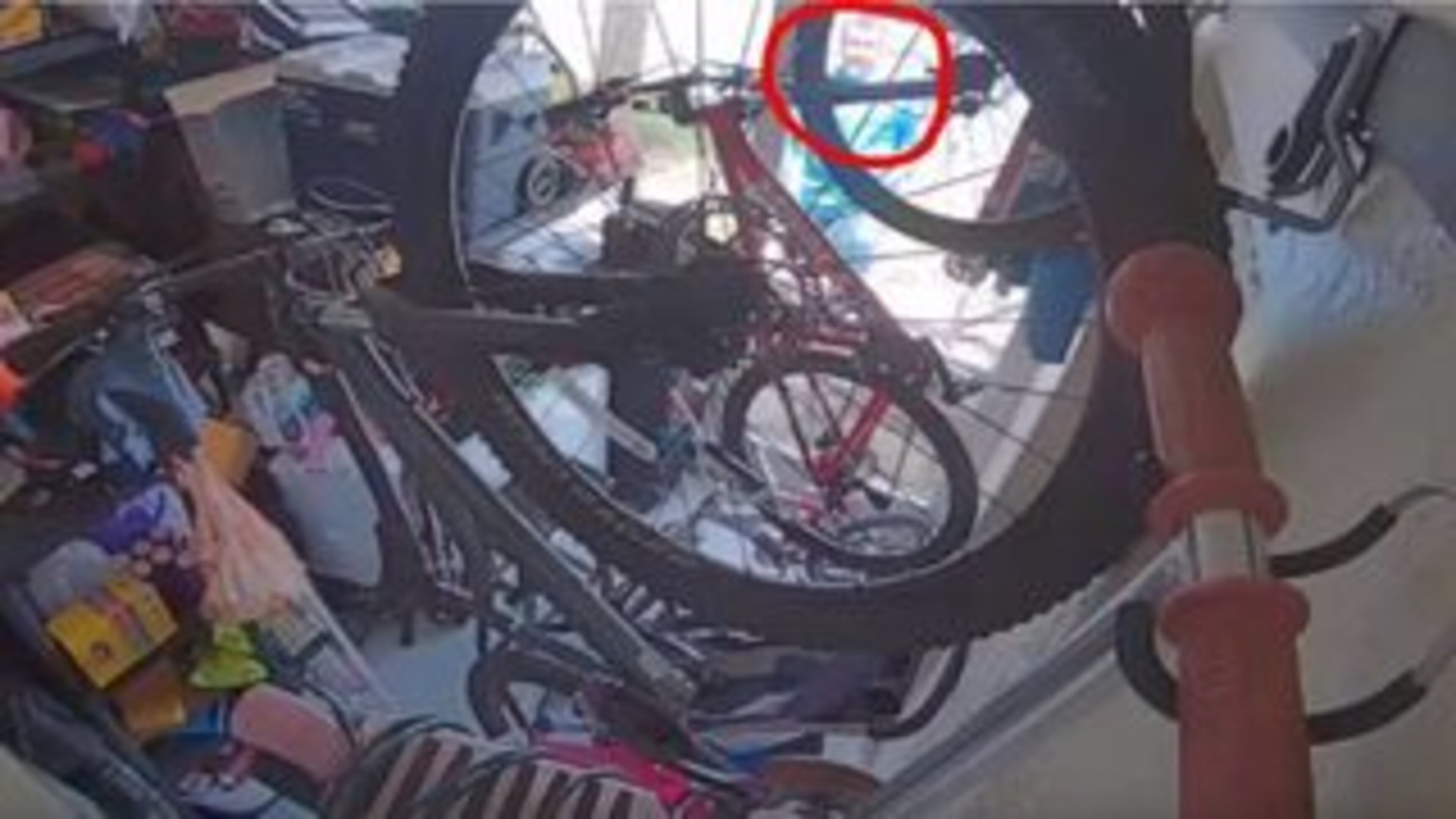 Surveillance video showed a man attempting to break into a South Florida residence.