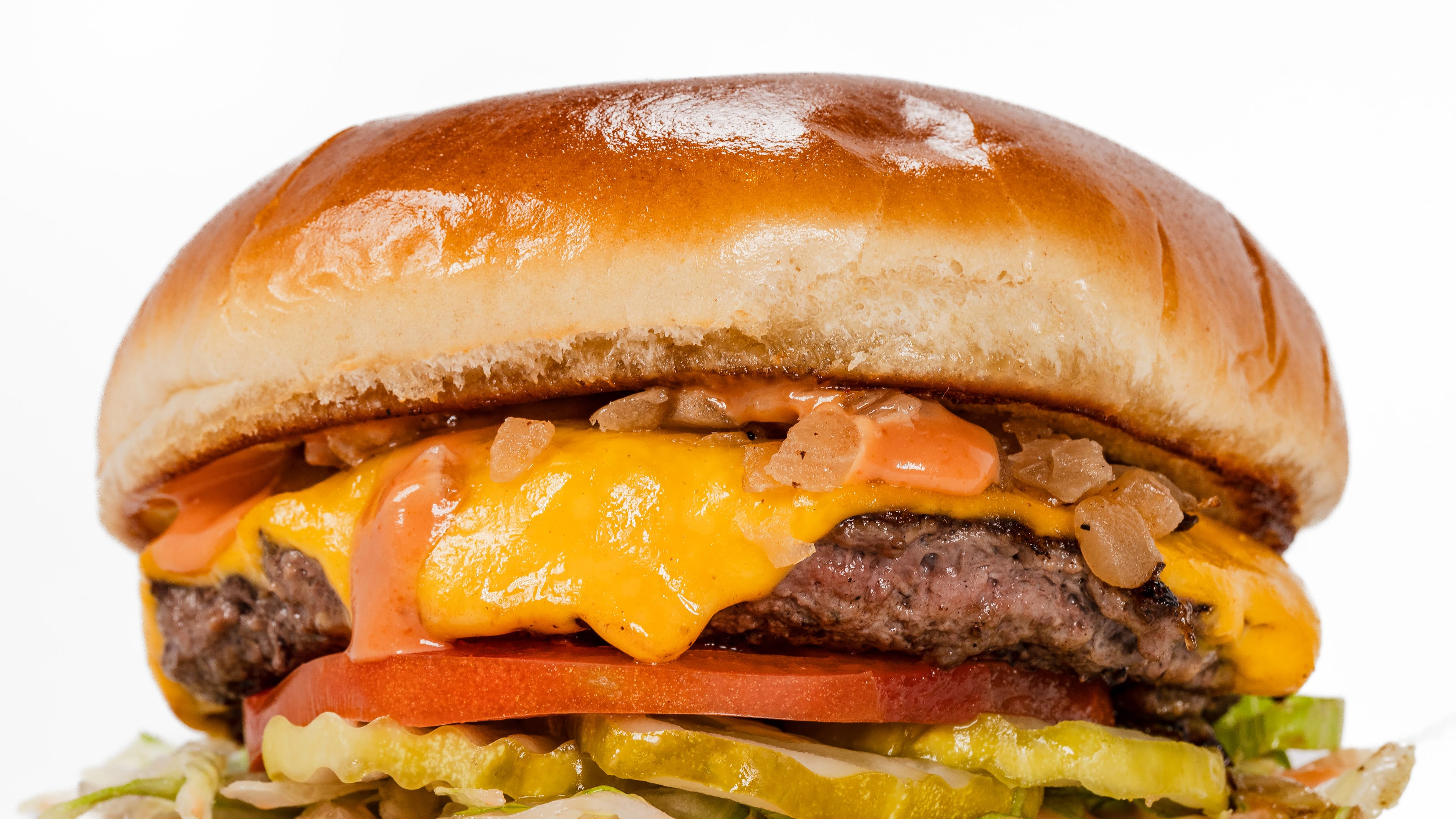 Thicc Burger’s OG Thicc burger. (Courtesy of Jay Wolfe)