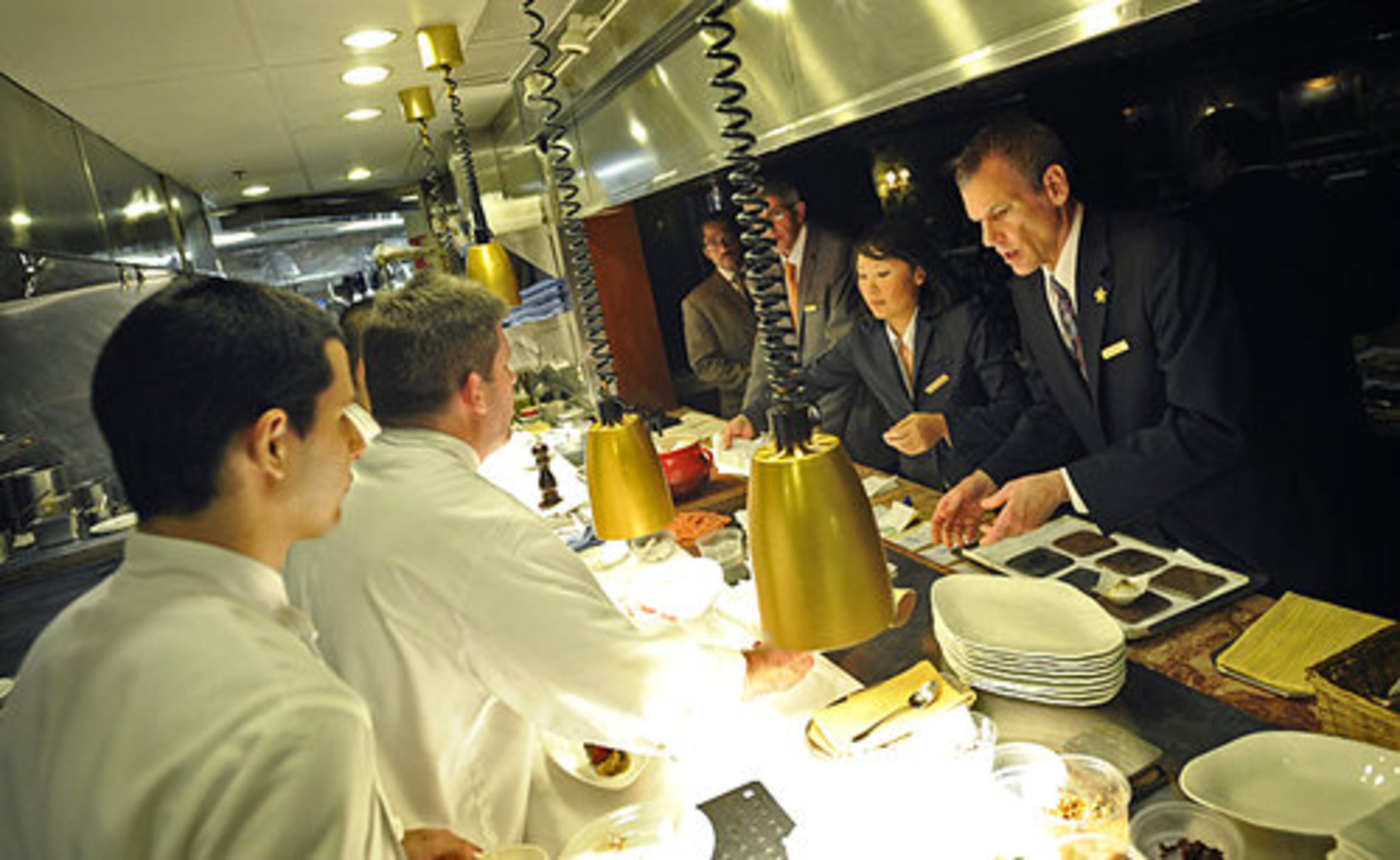 The Dinning Room staff was pretty busy on the final night for the five-star restaurant as about 70 guests took in the last meal.