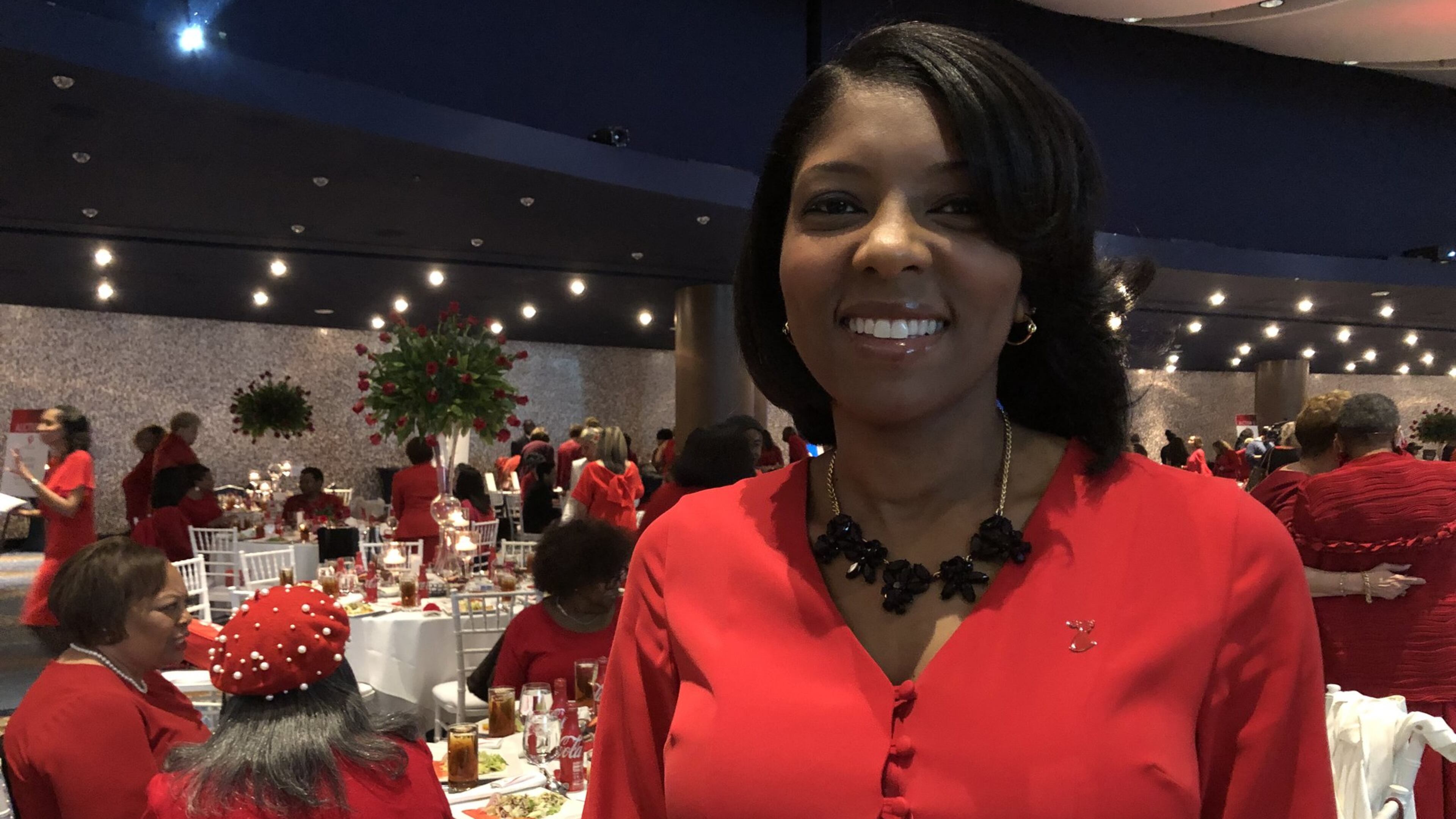 Sherry Kinard of Marietta was diagnosed with peripartum cardiomyopathy, or postpartum cardiomyopathy, a rare form of heart failure, just days after giving birth in 2003. With her life saved, she works to increase awareness about heart disease among women. GRACIE BONDS STAPLES / GSTAPLES@AJC.COM