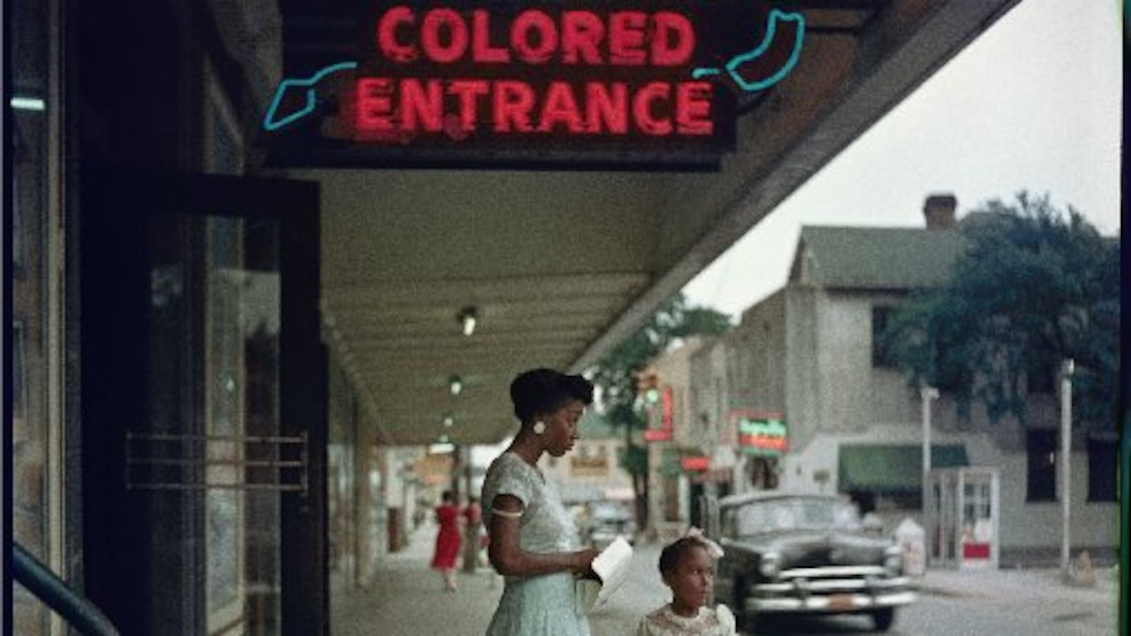 This 1956 image of family members at the "colored" entrance to an Alabama movie theater is included in the exhibit "Gordon Parks: Segregation Story, " opening Nov. 15 at the High Museum of Art.