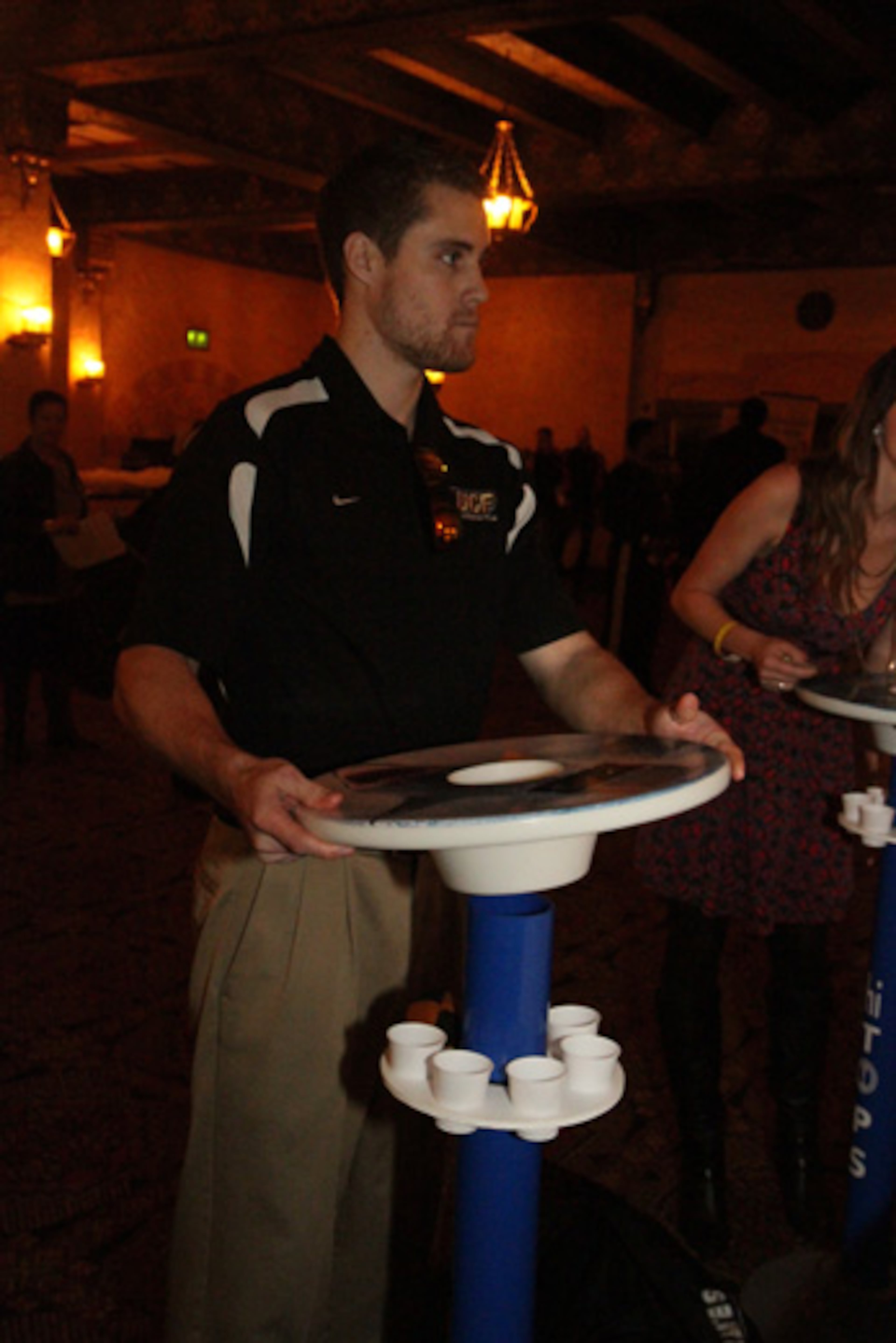 Whether it was a new game that combined beer pong and cornhole...