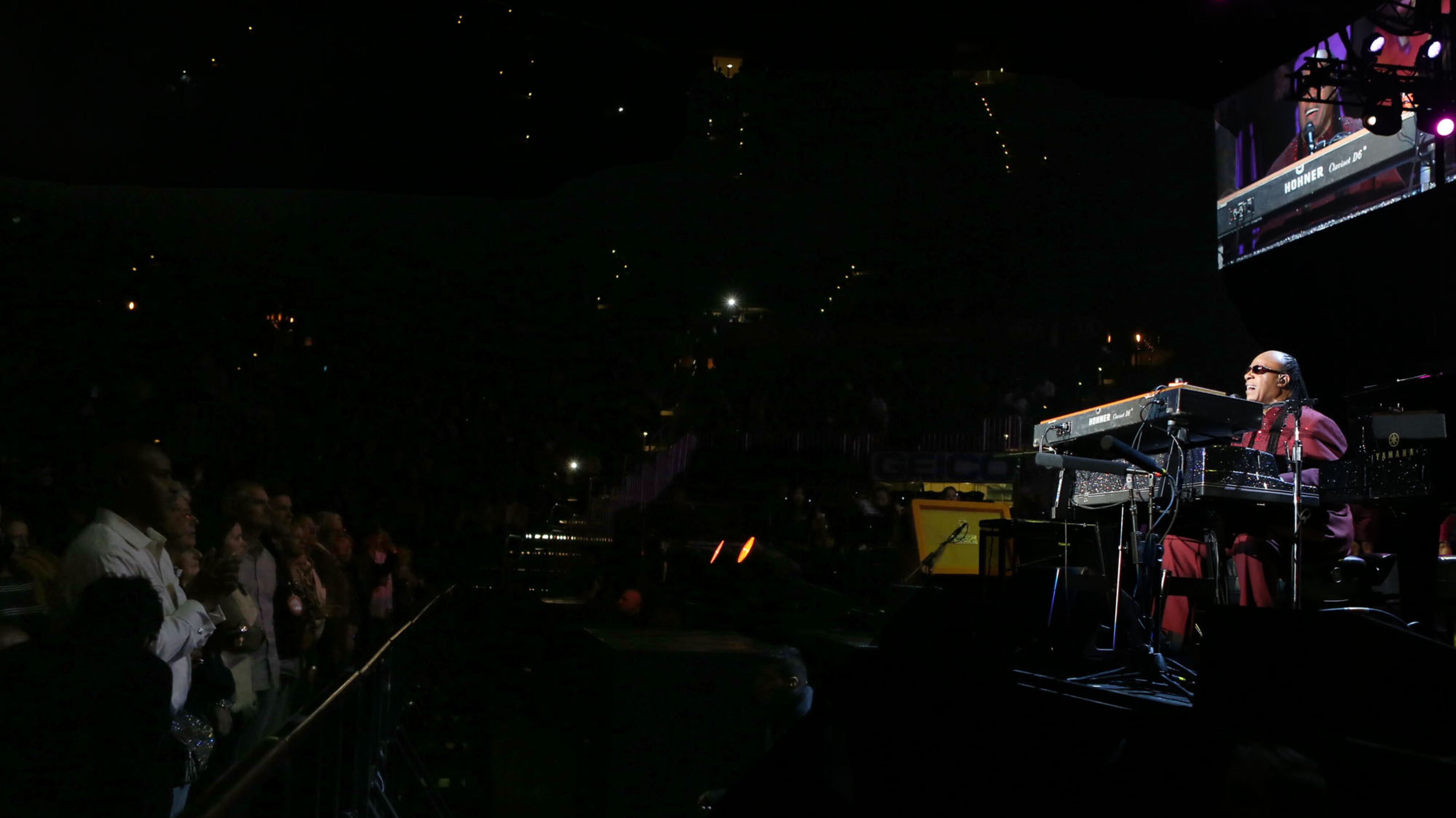 The legendary singer, musician and songwriter Stevie Wonder brings his tour celebrating his landmark album, "Songs in the Key of Life," to Atlanta, performing to a sold-out audience at Philips Arena. (Akili-Casundria Ramsess/Special to the AJC)