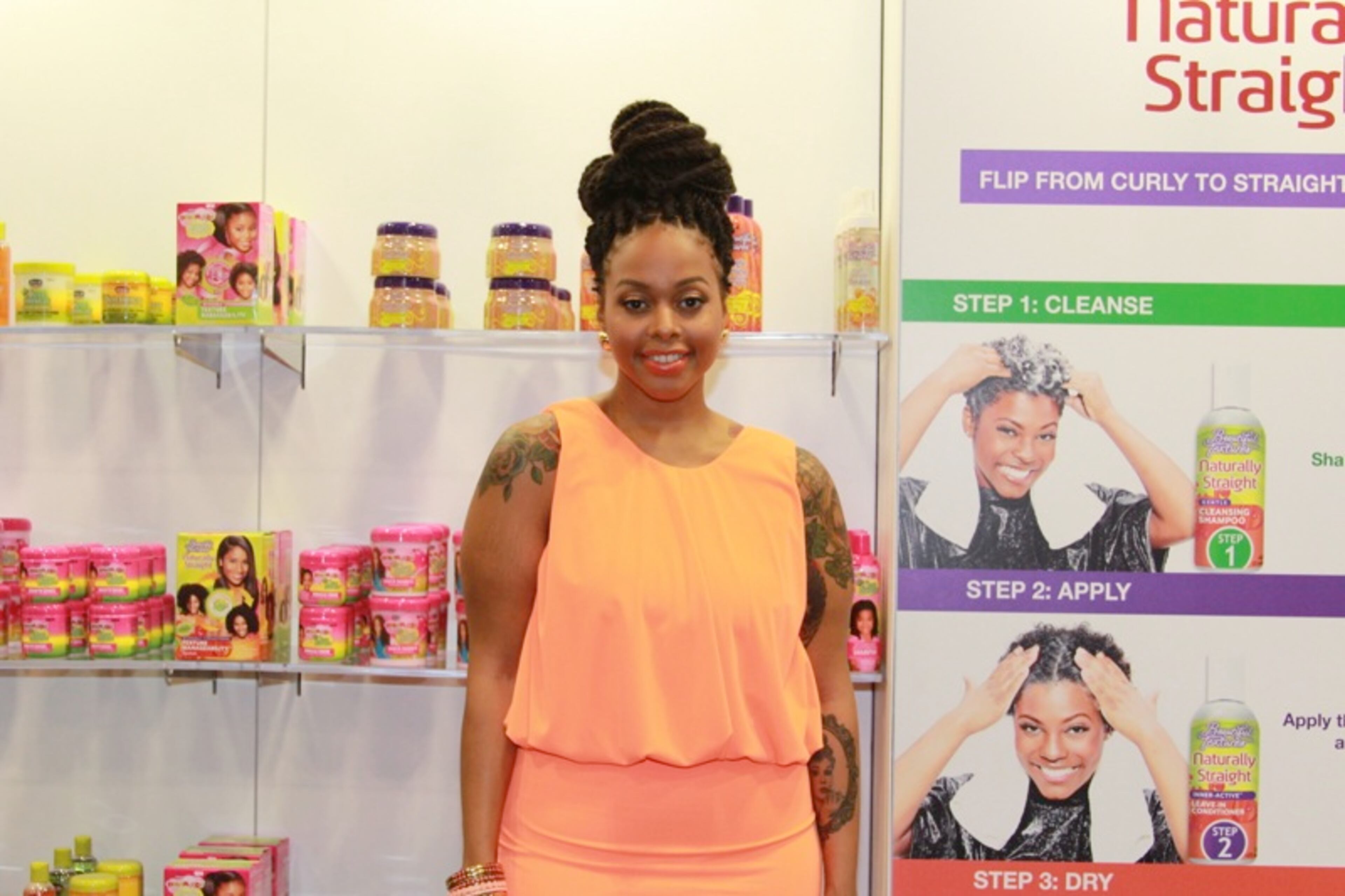Chrisette Michele poses with her 'naturalista' hair.