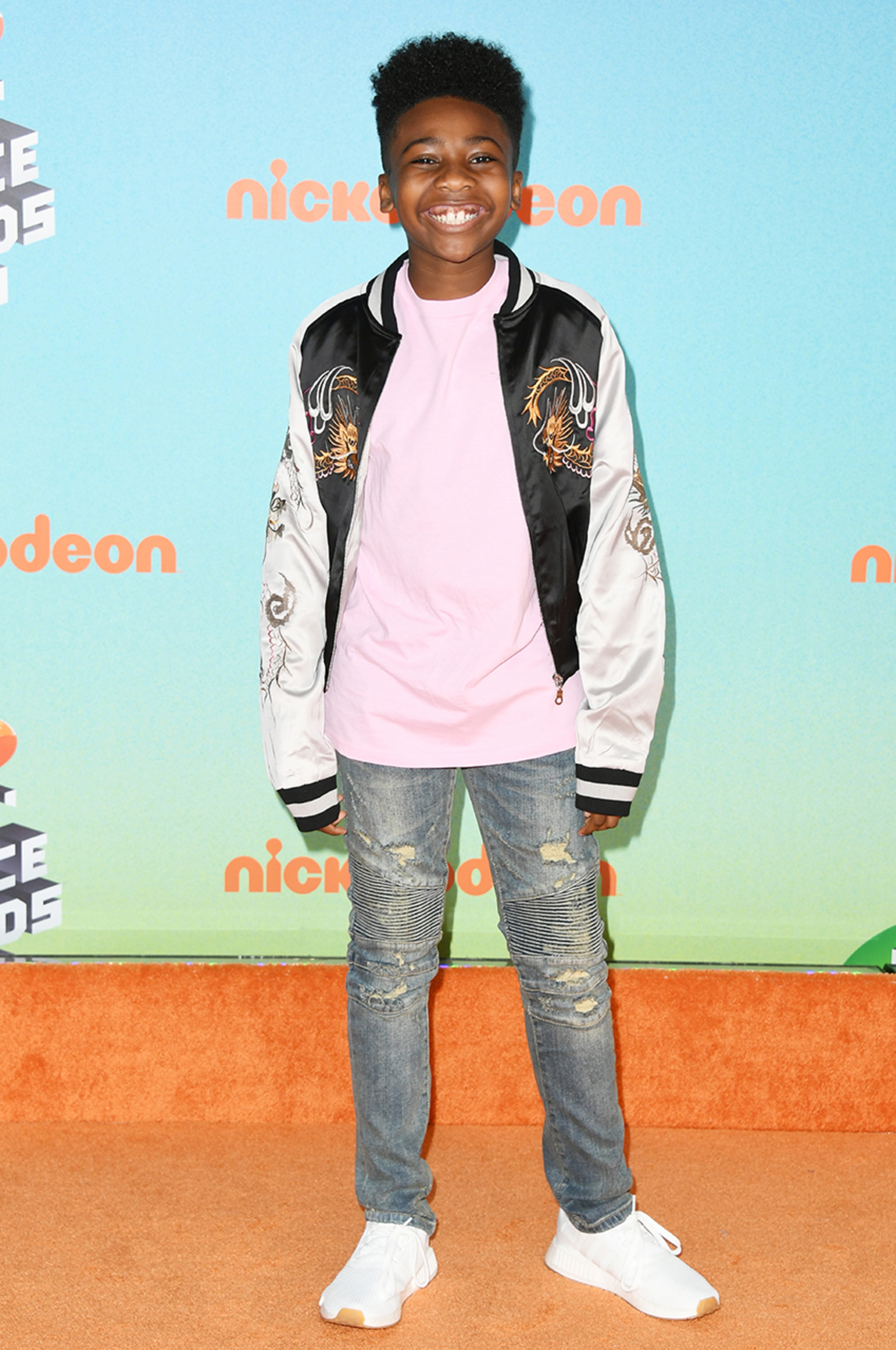 LOS ANGELES, CA - MARCH 23: Christian J. Simon attends Nickelodeon's 2019 Kids' Choice Awards at Galen Center on March 23, 2019 in Los Angeles, California. (Photo by Jon Kopaloff/Getty Images)