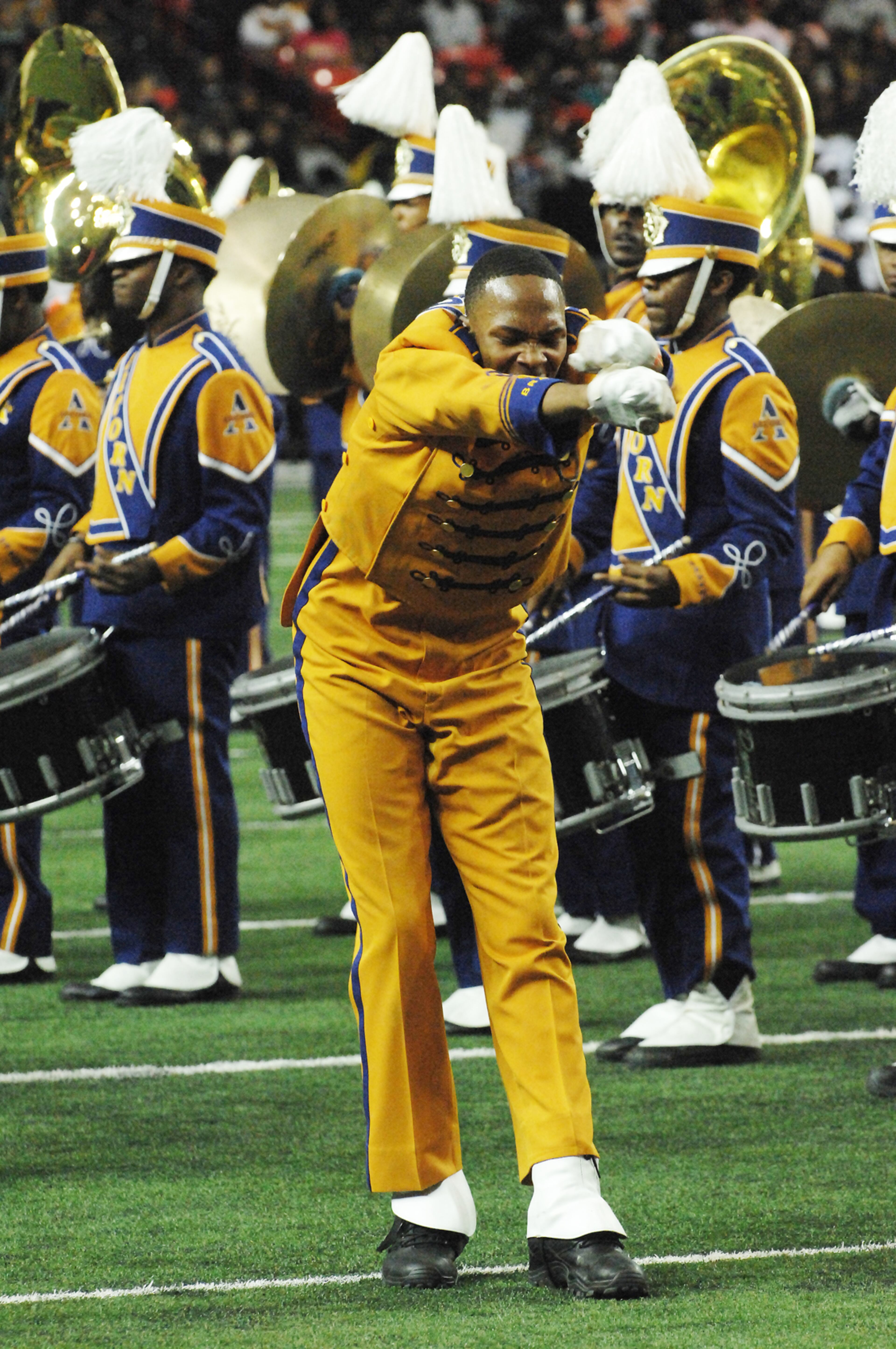 012817 The Alcorn State Marching Band performs. Battle of the Bands at the Georgia Dome in Atlanta.
W.A. Bridges Jr. special