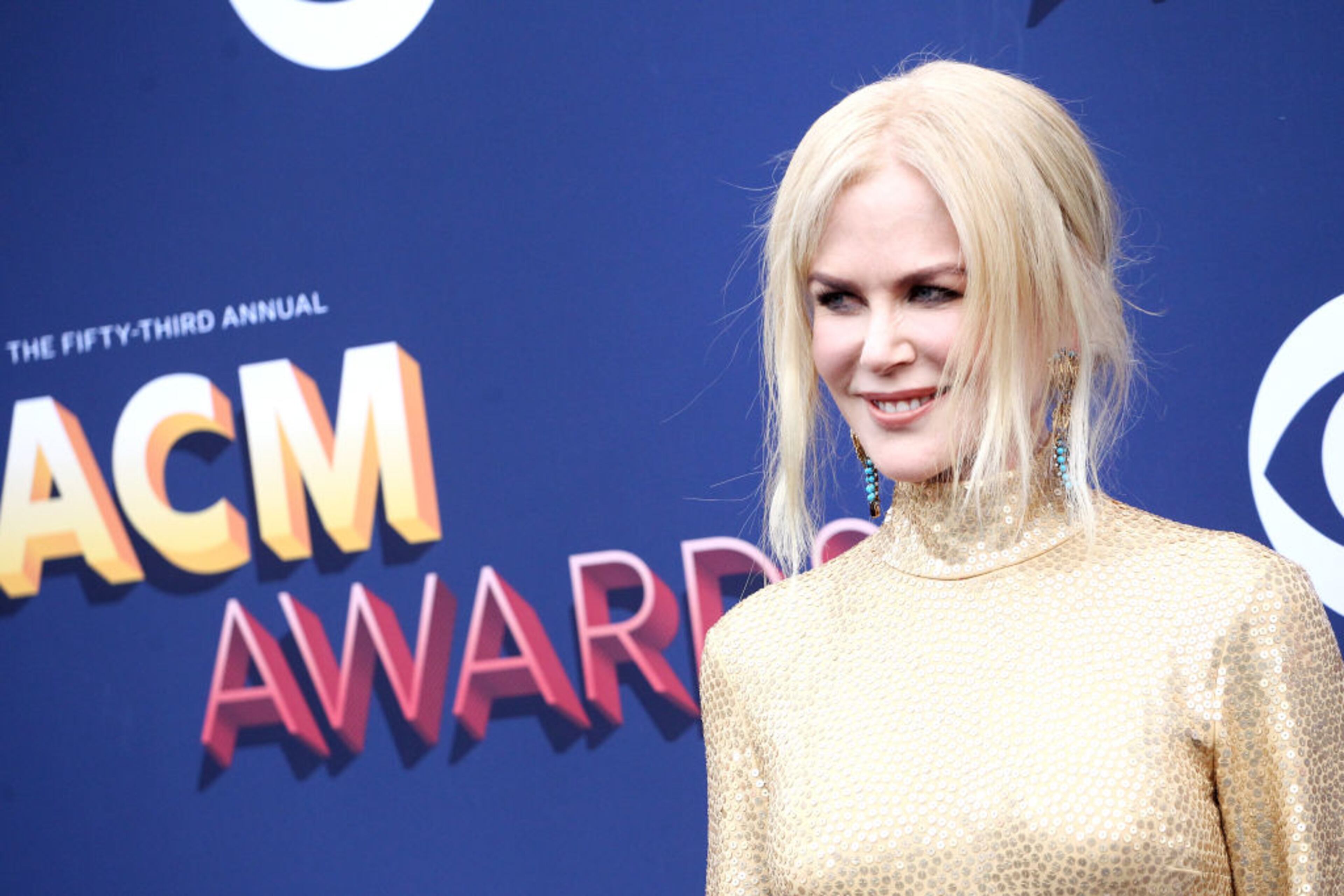 LAS VEGAS, NV - APRIL 15: Nicole Kidman attends the 53rd Academy of Country Music Awards at MGM Grand Garden Arena on April 15, 2018 in Las Vegas, Nevada (Photo by Tommaso Boddi/Getty Images)