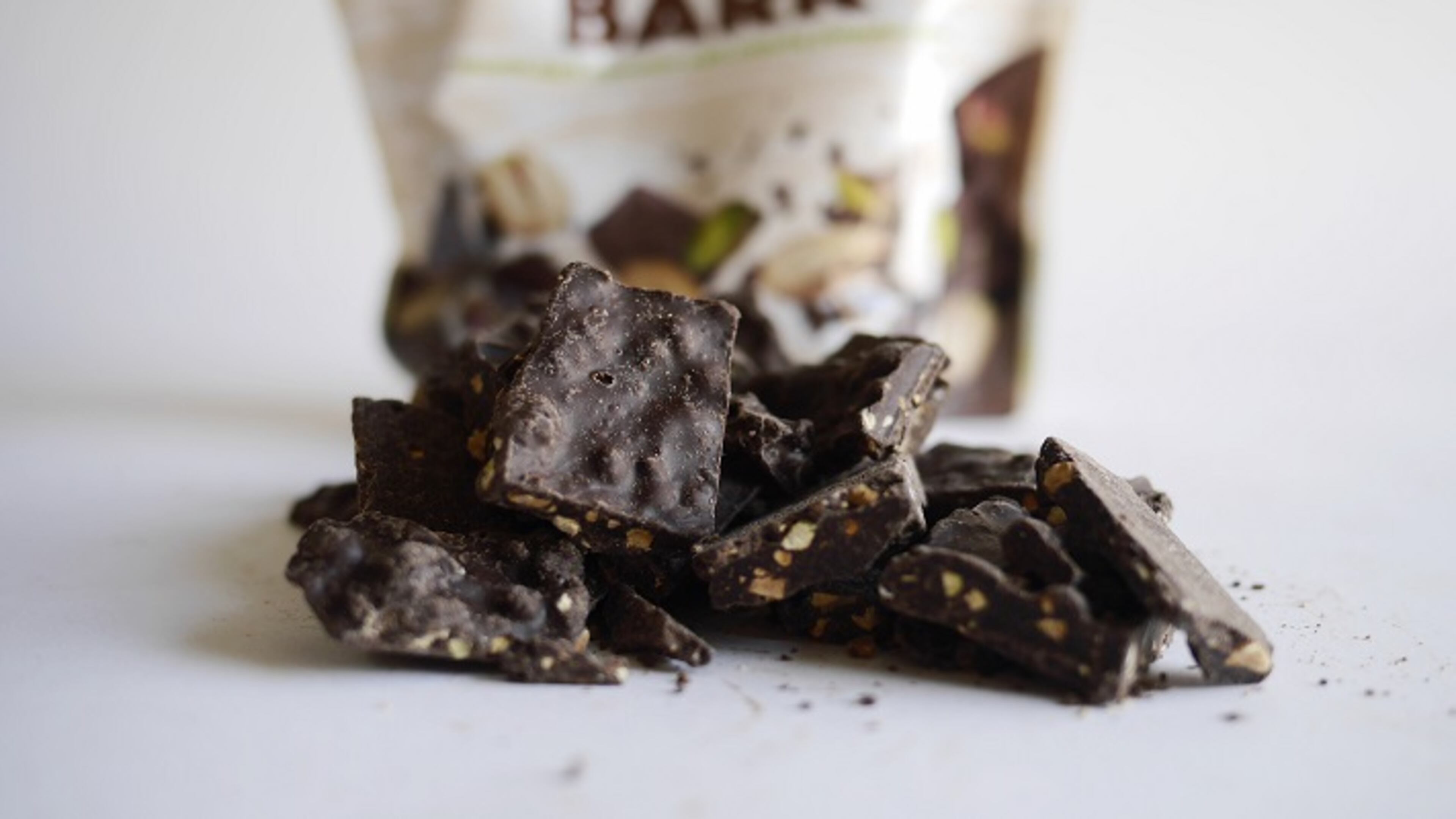 Russell Stover Pistachio Bark was among the best barks at the show, and was also one of the best or weirdest things we tried at the Sweets & Snacks Expo on May 25, 2016 at McCormick Place in Chicago. (Joseph Hernandez/Chicago Tribune/TNS)