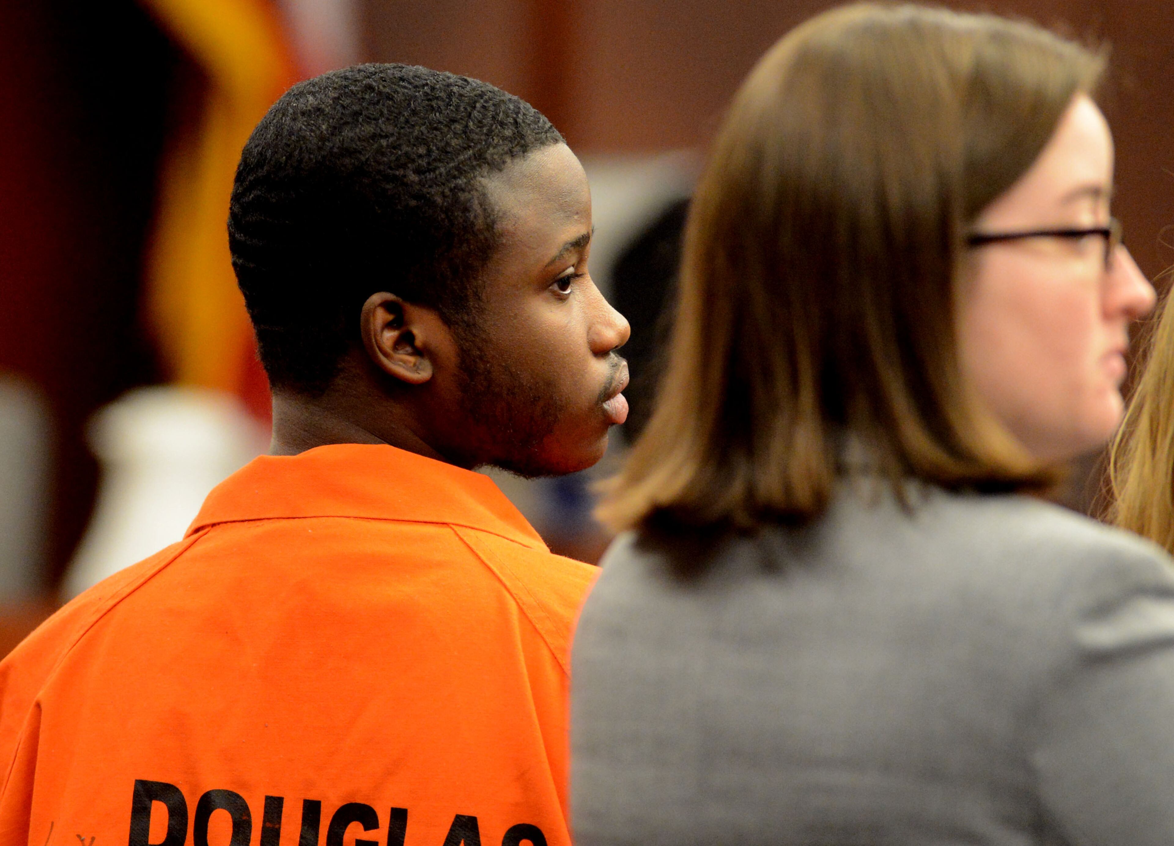 Coleman listens to Tillman's grandmother in court Monday.