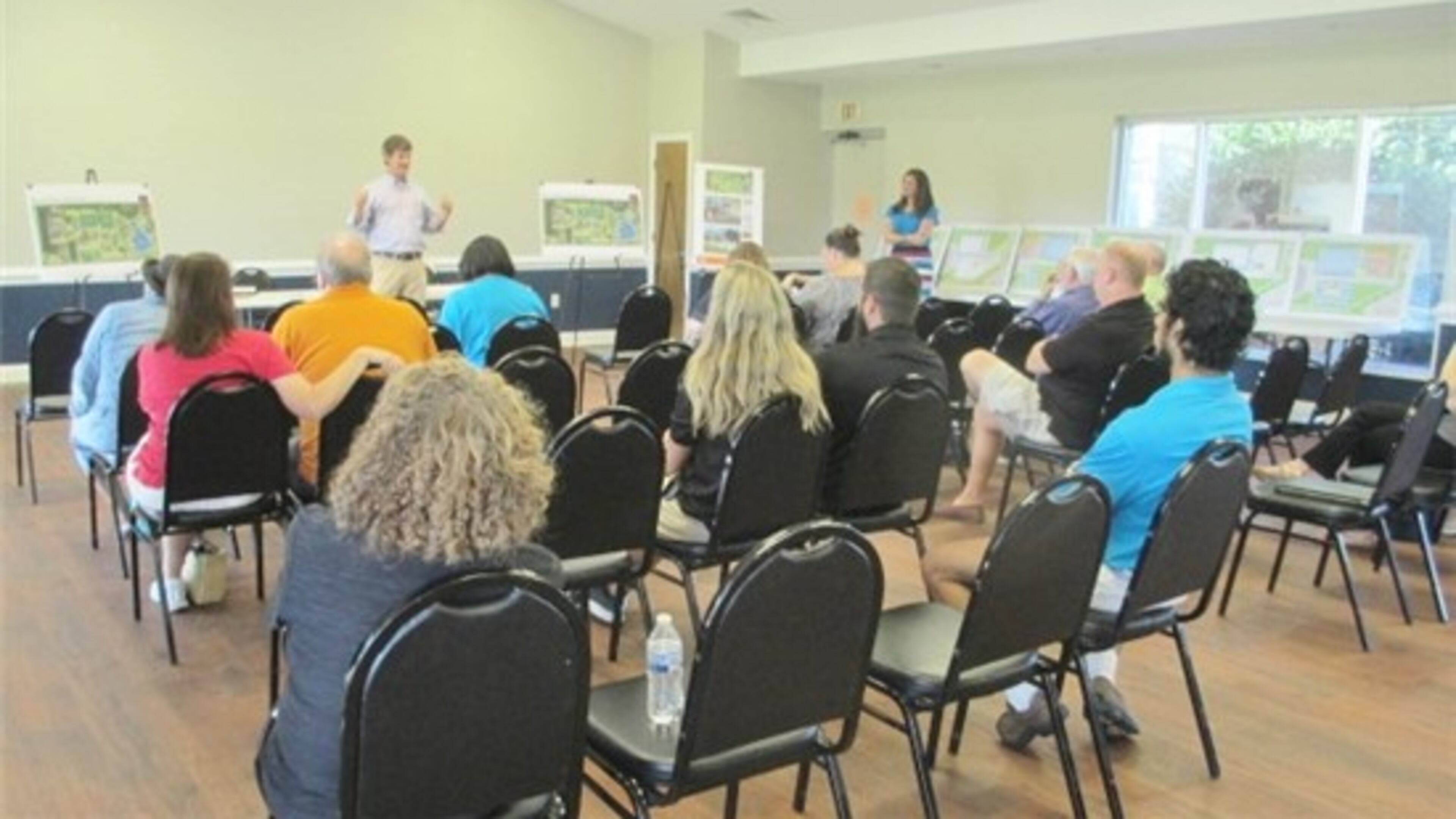 Snellville residents met Aug. 15 to discuss the T.W. Briscoe Park Master Plan update. (Courtesy City of Snellville)