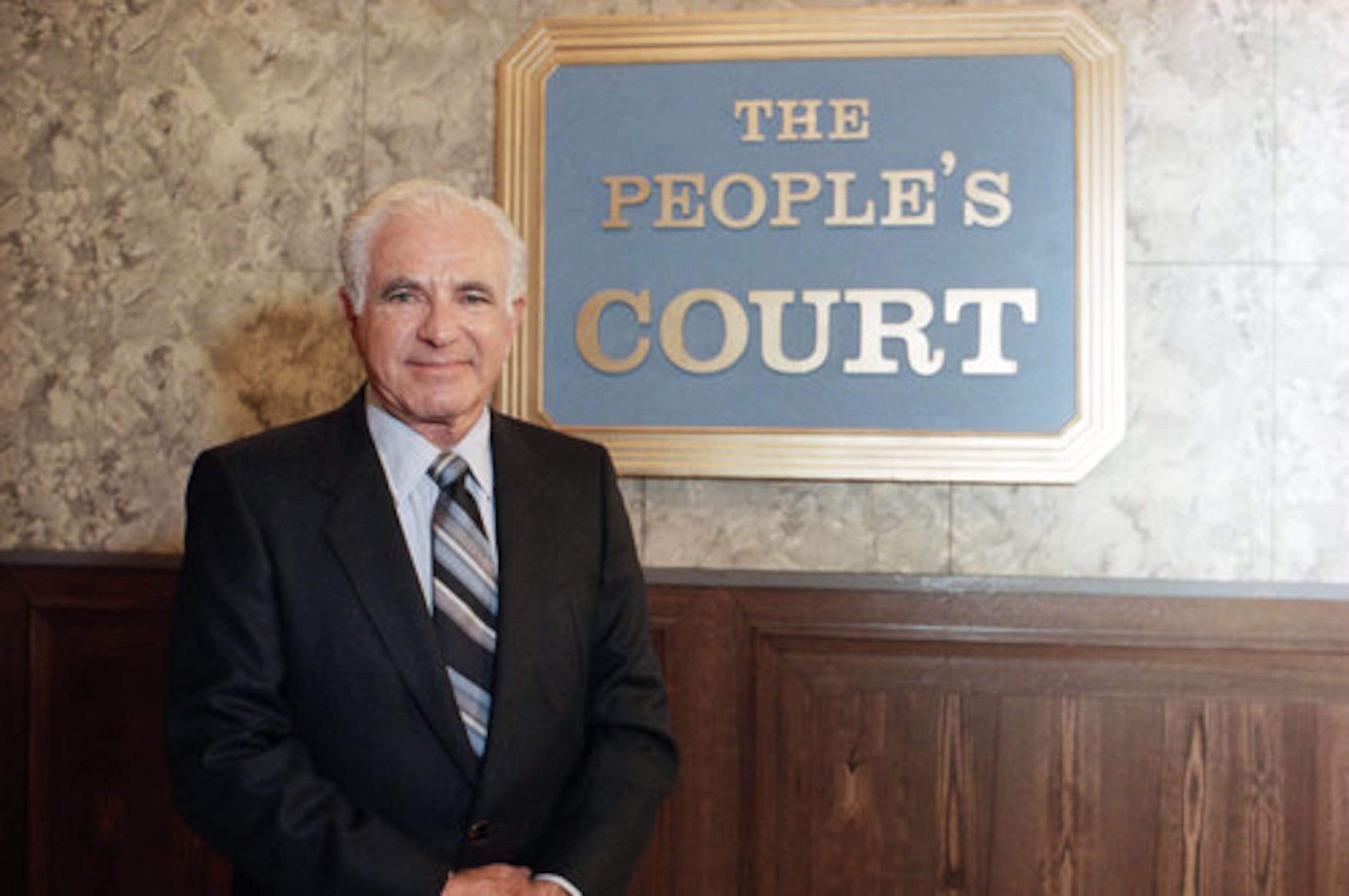 JUDGE JOSEPH WAPNER: Considered the granddaddy of television court show judges, Wapner hosted "The People's Court" for 12 years, setting the blueprint for the spate of court shows that followed. Now 91, Wapner has a star on the Hollywood Walk of Fame and his own line of root beer with the slogan, "I sentence you to drink my root beer."