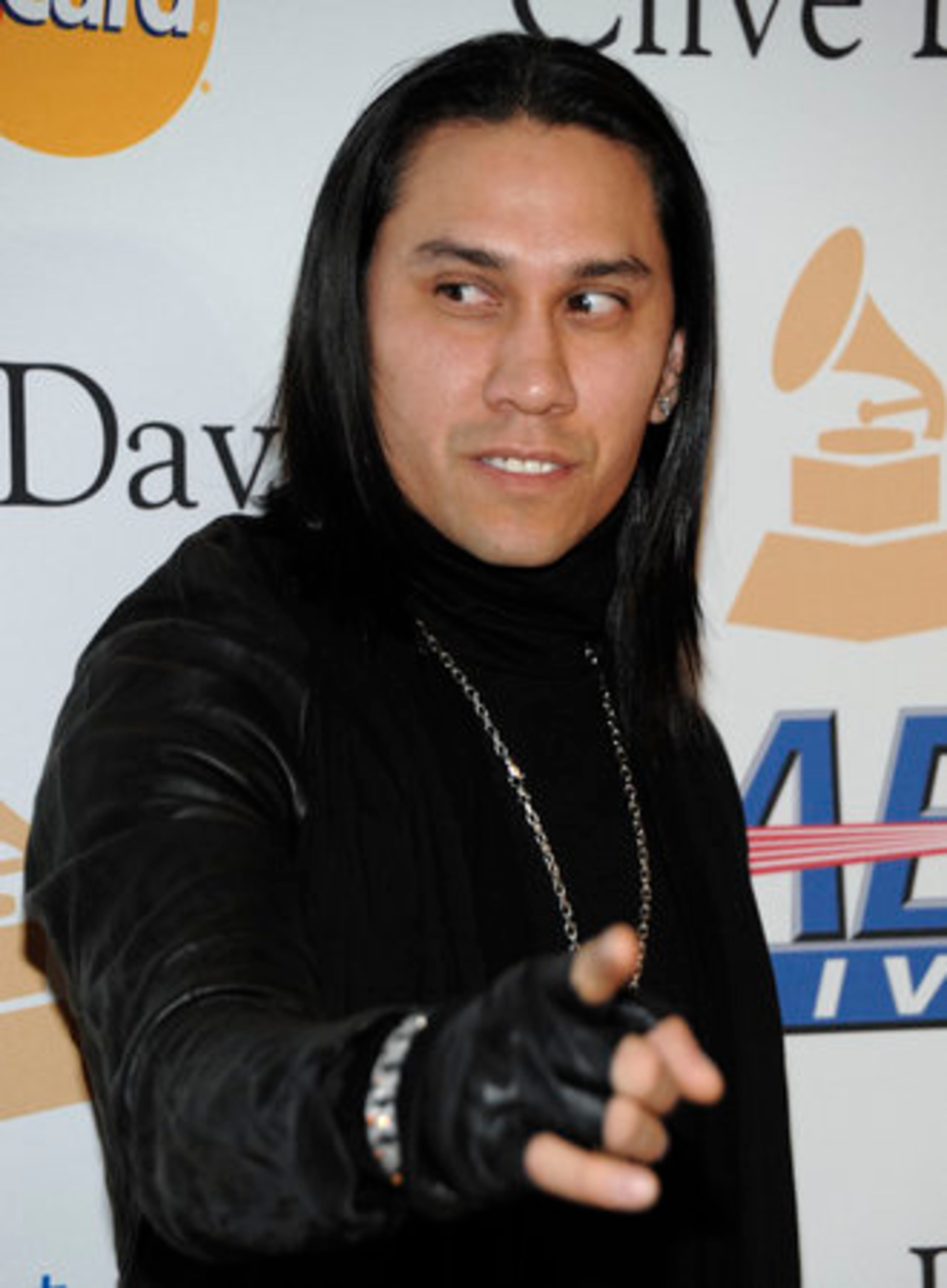Taboo, of Black Eyed Peas, arrives at the Pre-Grammy Gala & Salute to Industry Icons with Clive Davis honoring David Geffen on Saturday, Feb. 12, 2011 in Beverly Hills, Calif.