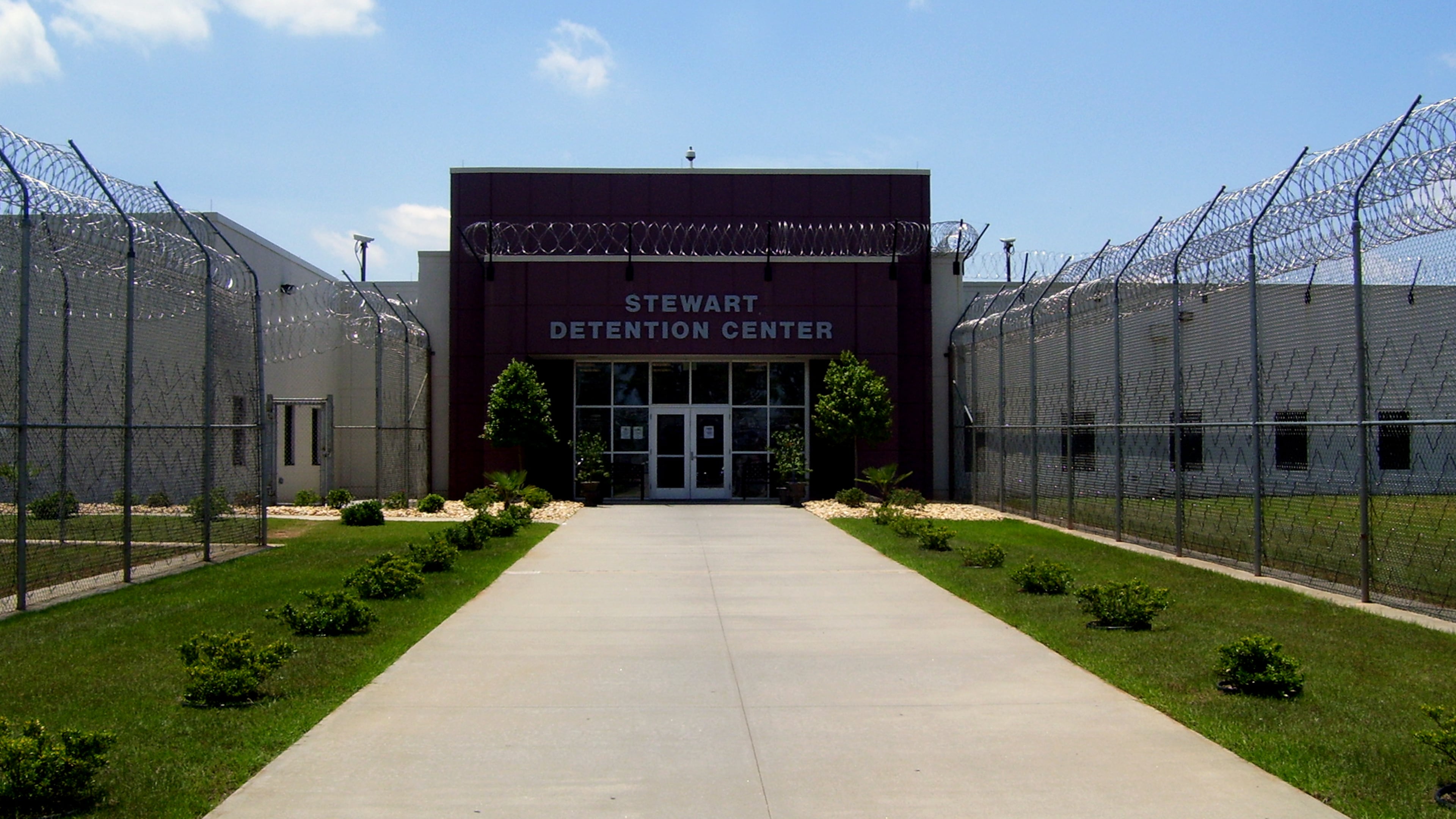 The Stewart Detention Center in Lumpkin, Ga. provided by Immigration and Customs Enforcement