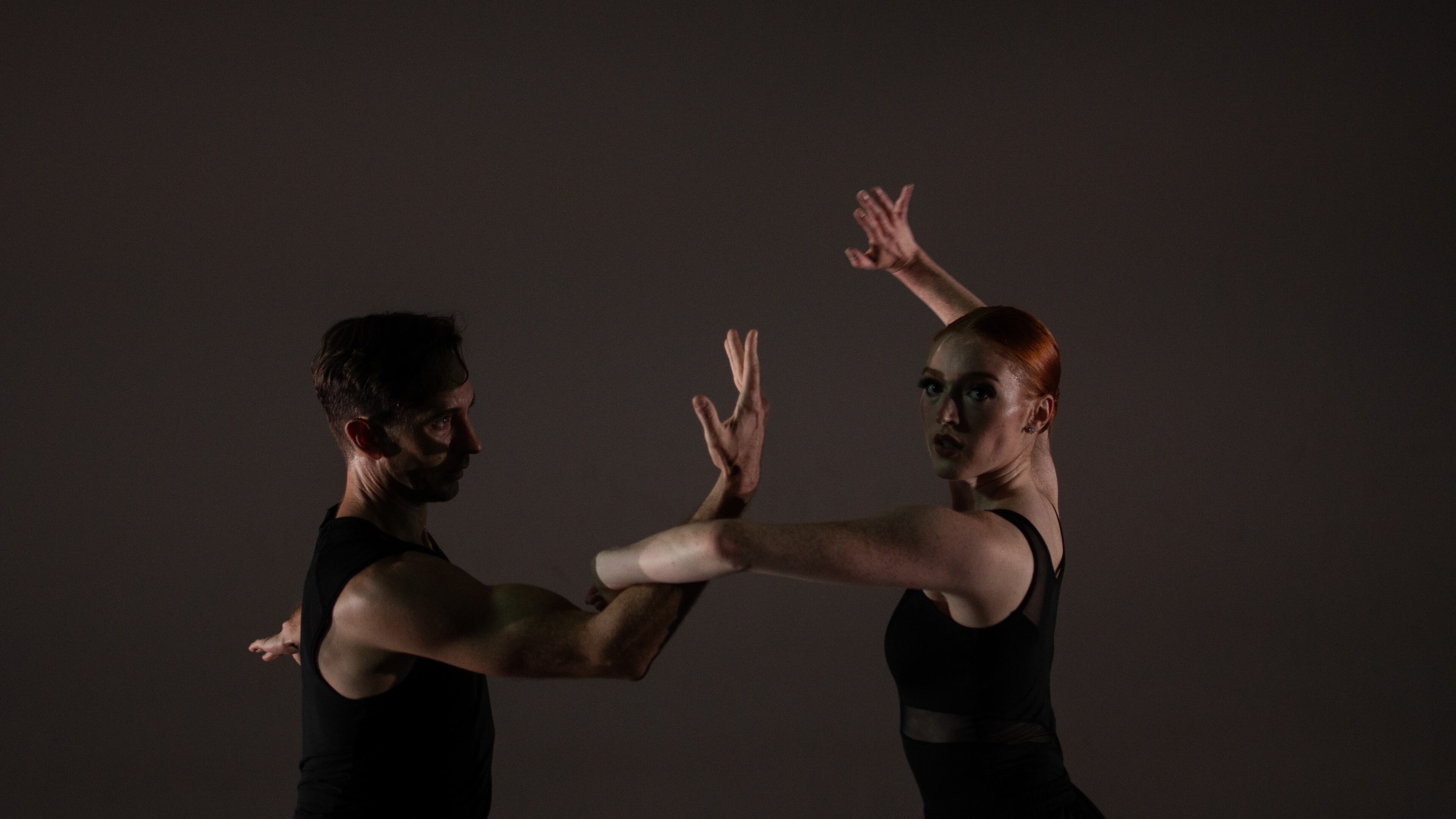 Christian Clark and Elizabeth Labovitz shift from traditional to modern ballet movements in “Devotion & Dreams.” Photo: Christina Massad
