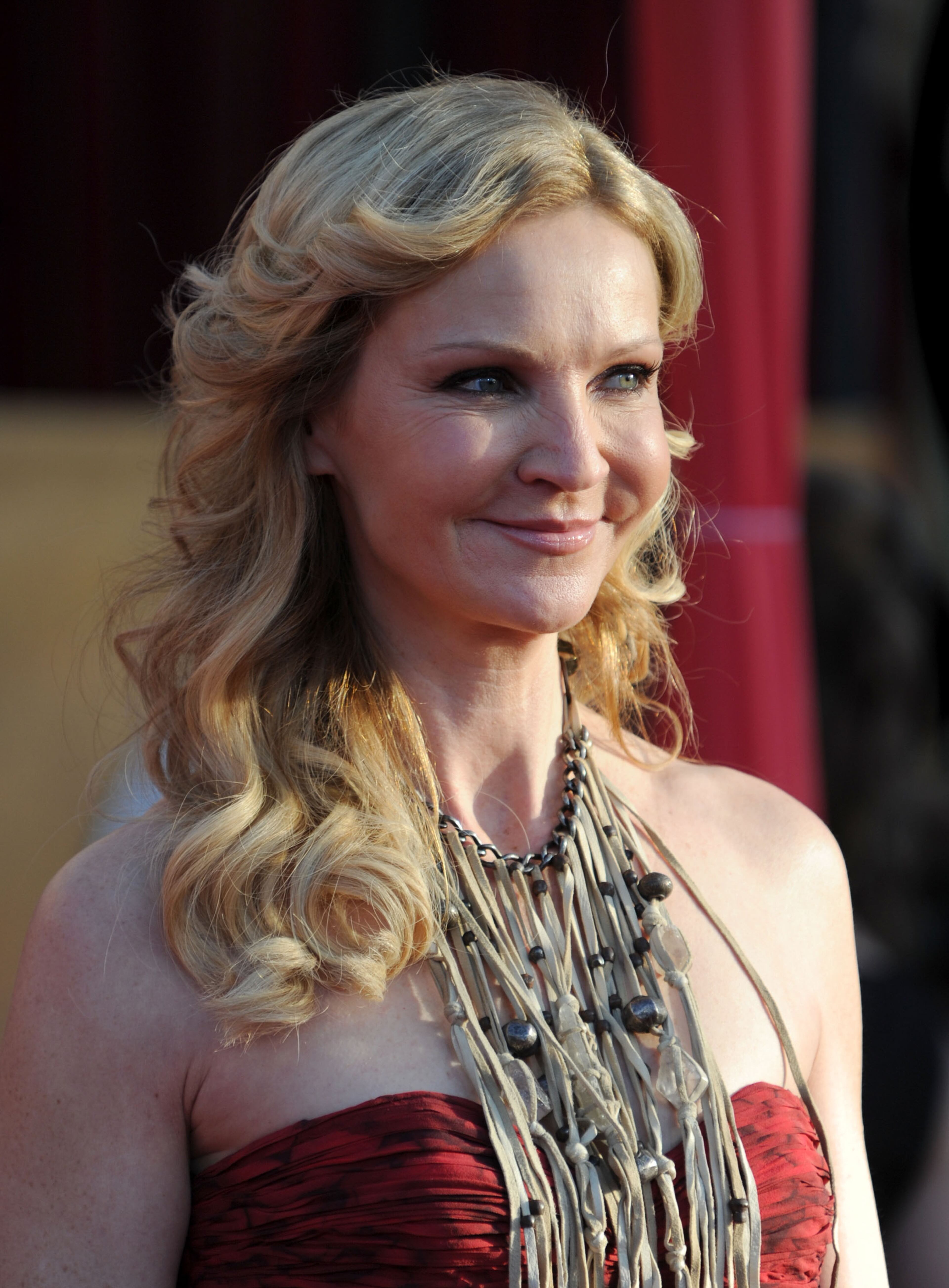Actress Joan Allen arrives at the 16th annual Screen Actors Guild Awards held at the Shrine Auditorium on Jan. 23, 2010, in Los Angeles.
