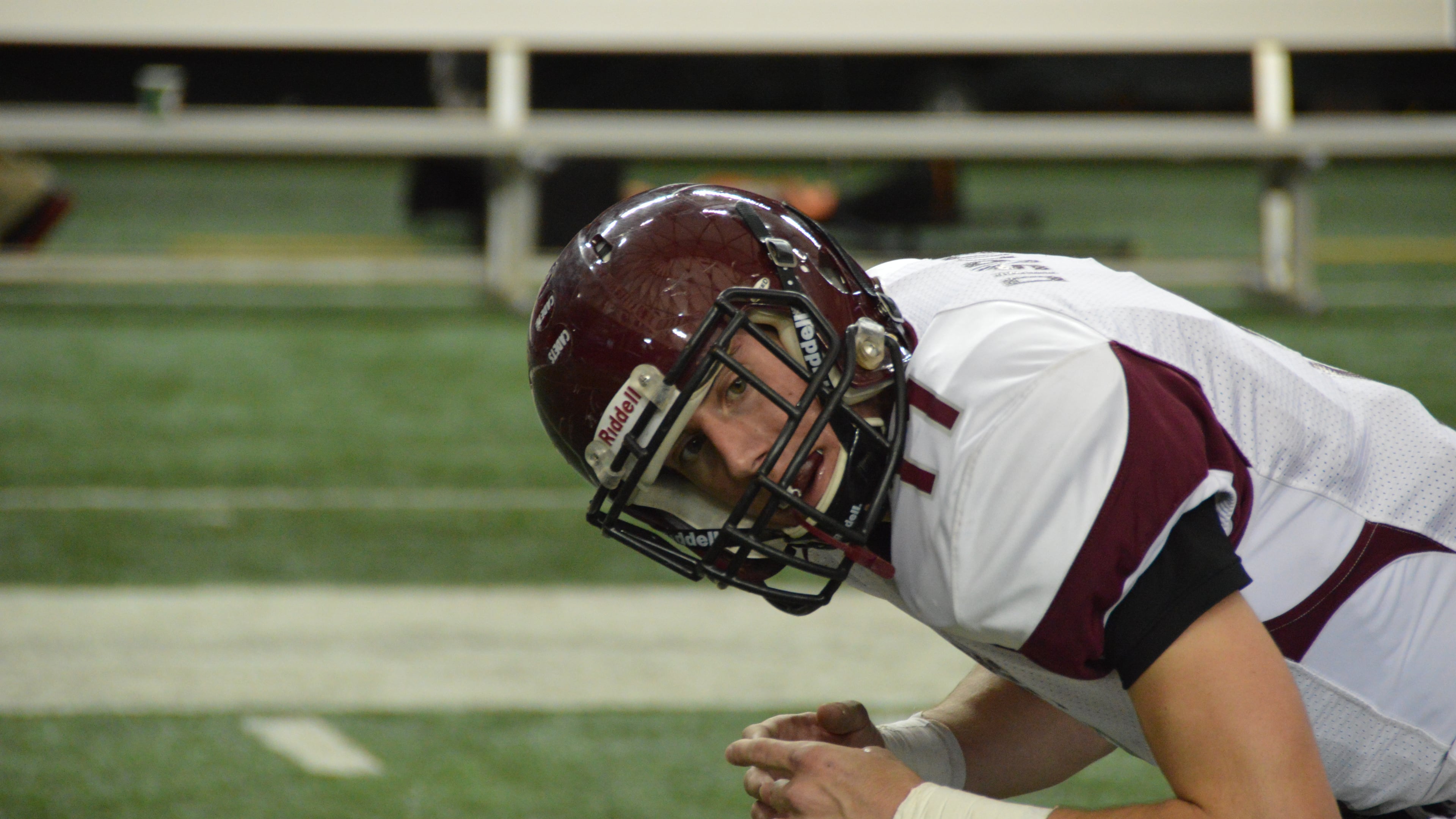 On top of his 68 catches for 1,394 yards last season for Benedictine, Brad Stewart had 10 interceptions as a defensive back and was named the Savannah Morning News defensive player of the year. (AJC photo)