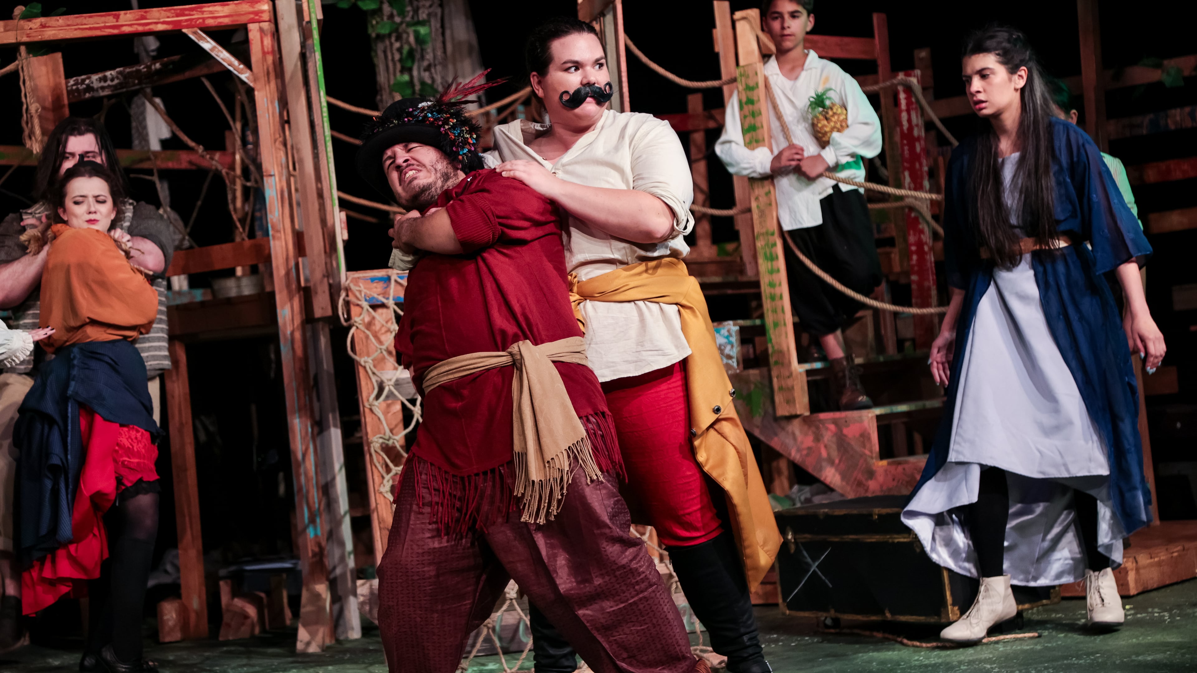 The entire cast sparkles with humor in Stage Door Theatre's "Peter and the Starcatcher."