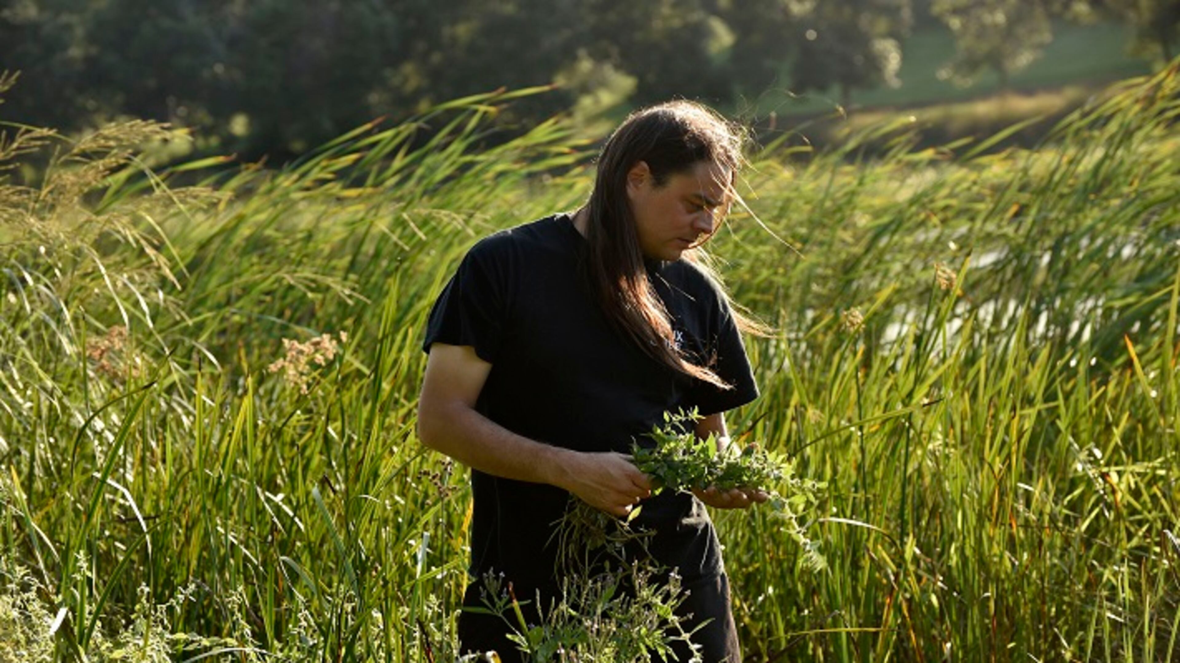 Sean Sherman, chef and author of "The Sioux Chef's Indigenous Kitchen." (Nancy Bundt)