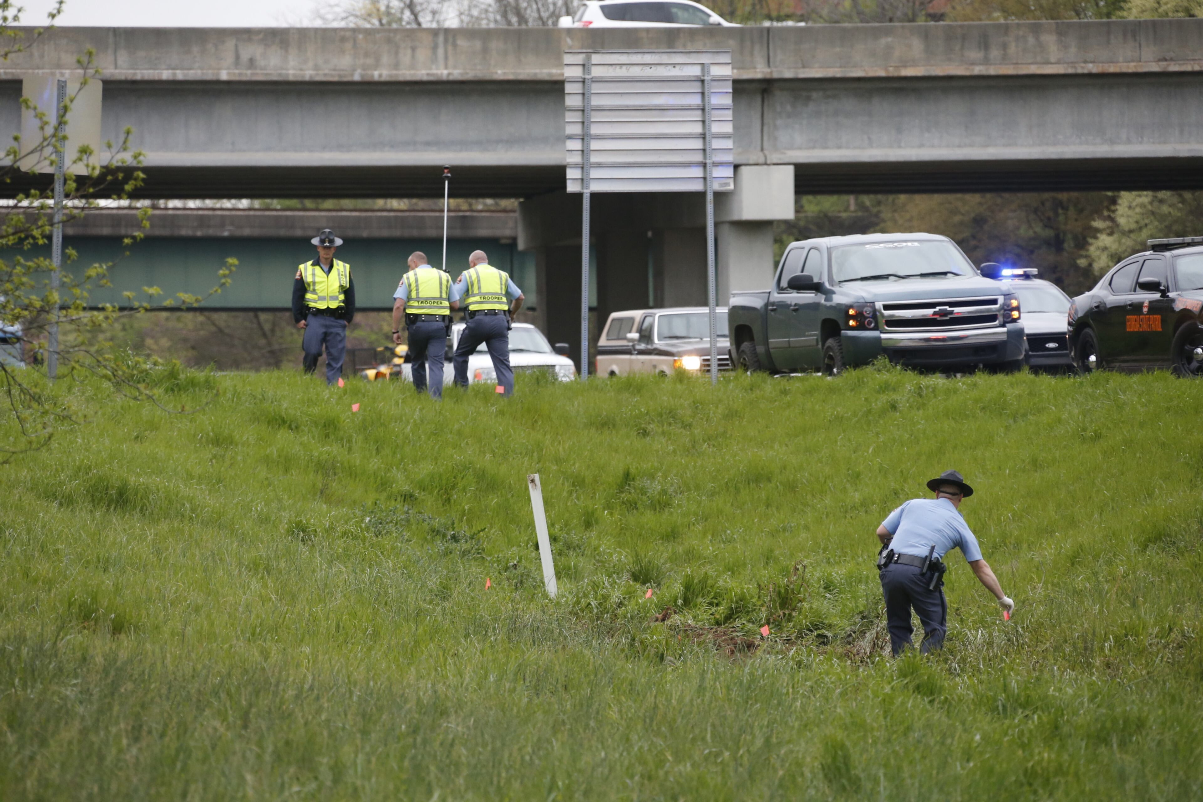 Three people died Monday when a van carrying members of two heavy metal bands wrecked in northeast Georgia, authorities said.The wreck happened about 7 a.m. on I-85 southbound near Maysville Road in Jackson County, about 65 miles northeast of Atlanta.