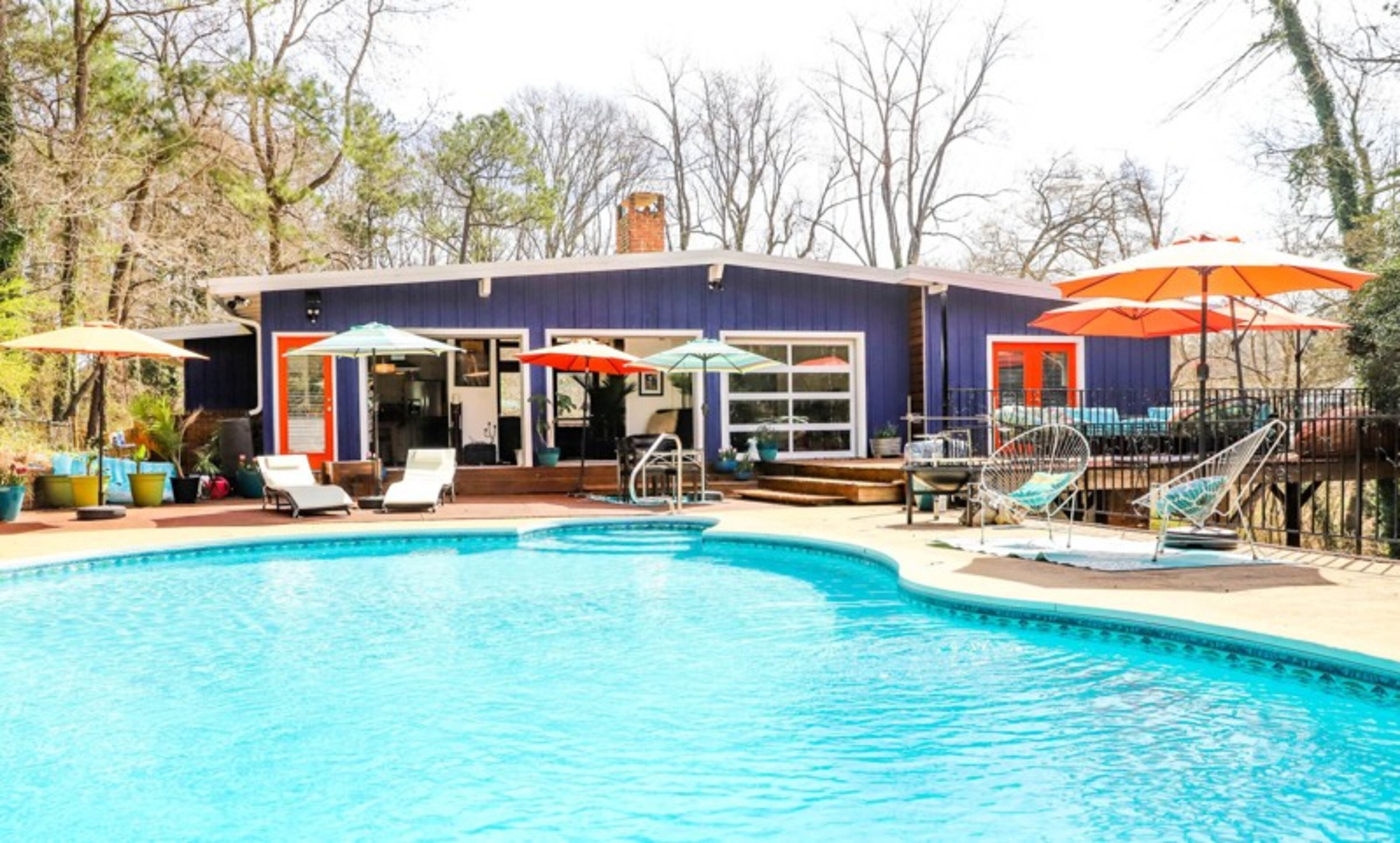 When she purchased her home last year, Michaela Graham worked with Amazing Pool Professionals to restore the inground pool that was already on the property. Michaela loves the pool, and she likes to swim laps in the summer. Reynolds Rogers/For The AJC