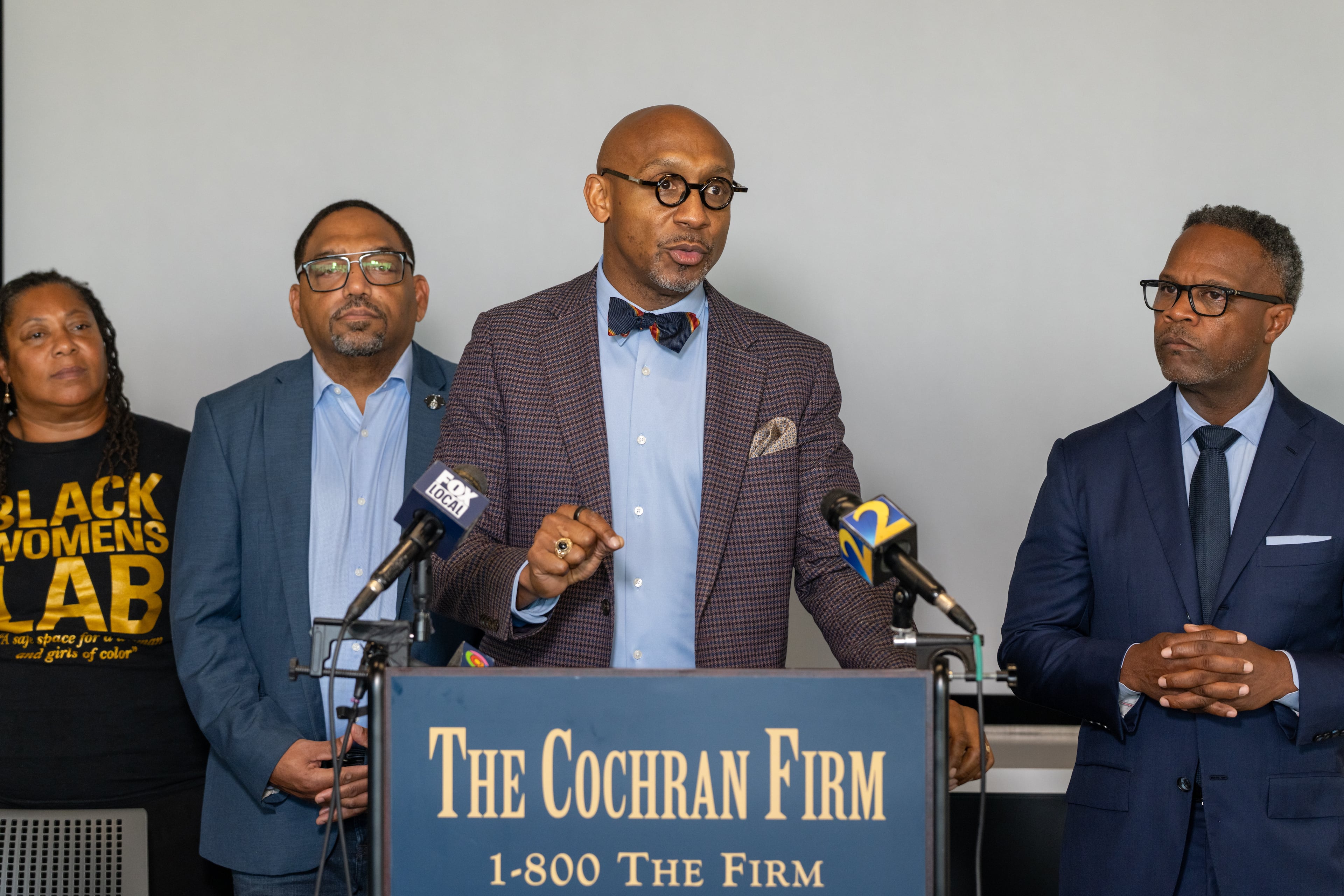 Attorney Mawuli Mel Davis, who represents Secoriea Turner's family, called the Rick Jackson campaign's response "despicable." (Ben Hendren for the AJC)